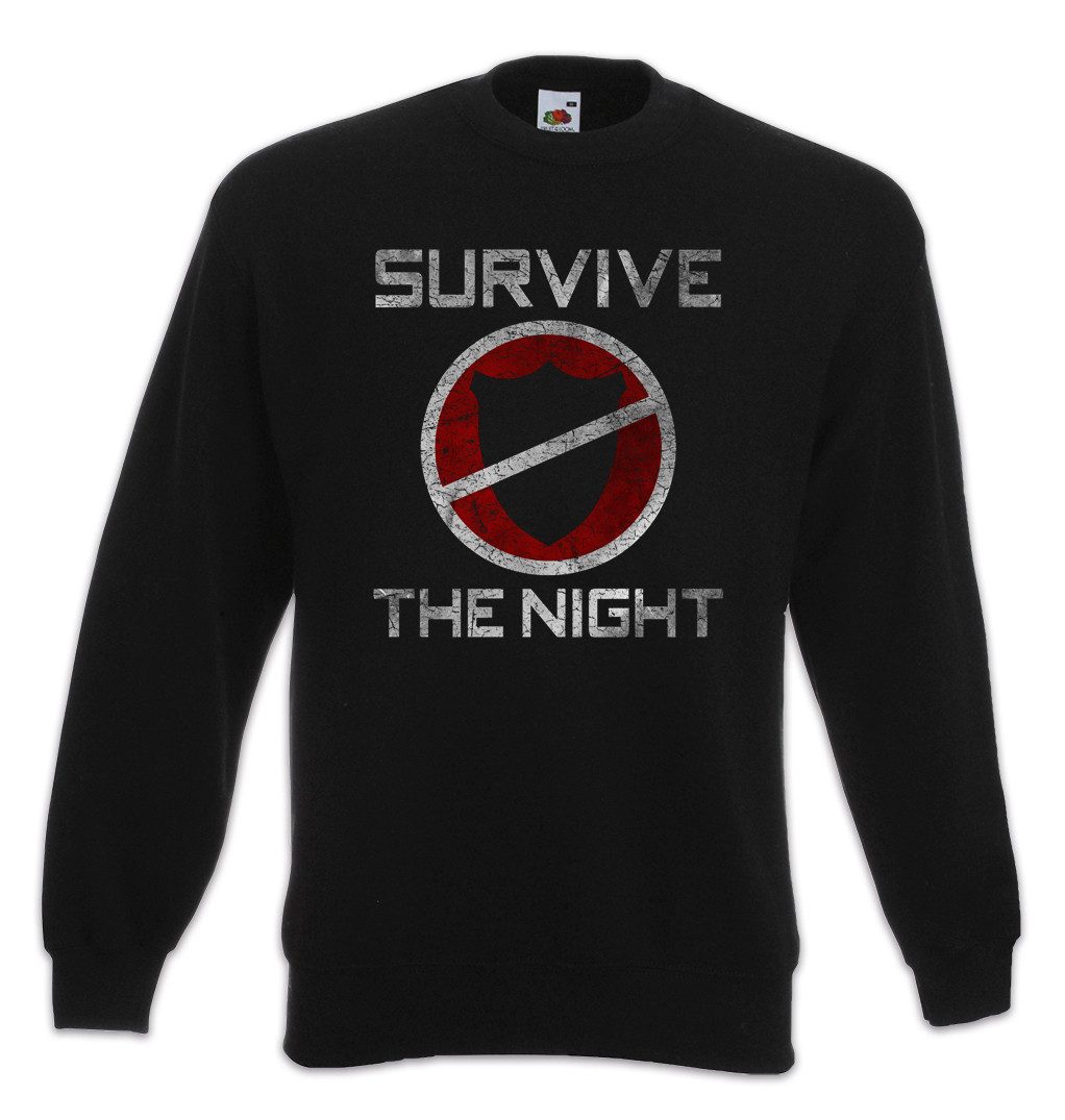 Sweatshirt Survive The Night Sweatshirt The Mask Maske Purge God Symbol Zeichen