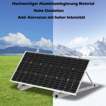 UISEBRT Solarpanel Halterung 104cm Faltbar Solarmodul-Halterung, (2-tlg)