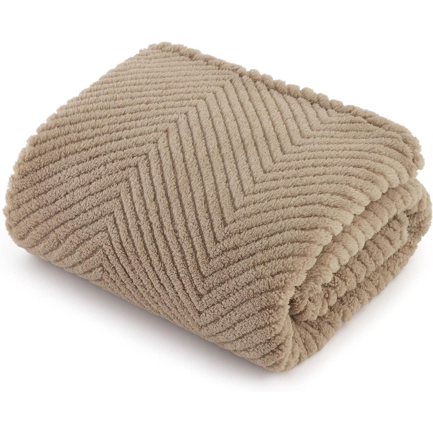 LuxusKollektion Tierdecke Hundedecke 152x127 cm waschbar Fleece Sofa XL (152x127cm) Braun