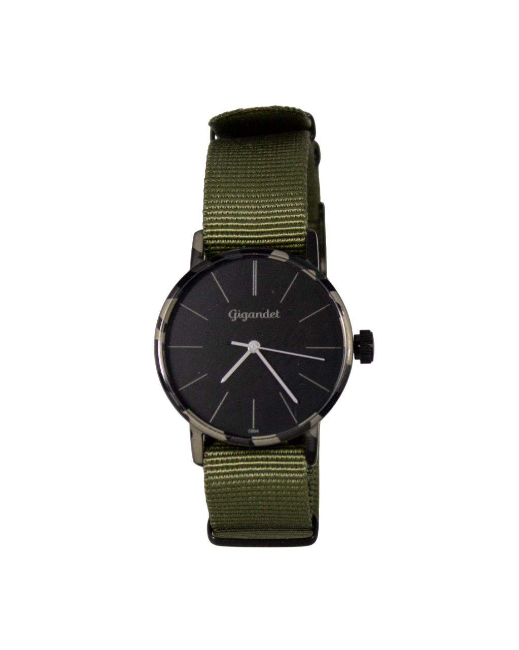 Gigandet Quarzuhr Damenuhr, Armbanduhr, Businessuhr, 35mm, MINIMALISM G43-037, Mineralglas, Nylonband, Schlicht, Flach, 3bar/30m wasserdicht