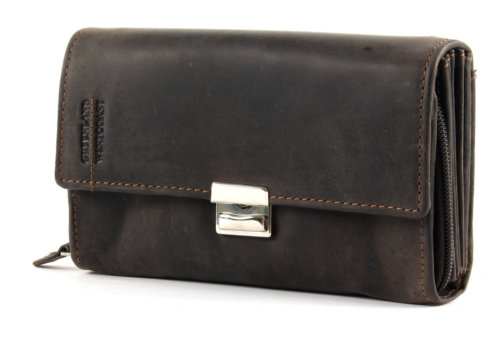 GreenLand Nature Kellnerbörse Westcoast, aus echtem Leder
