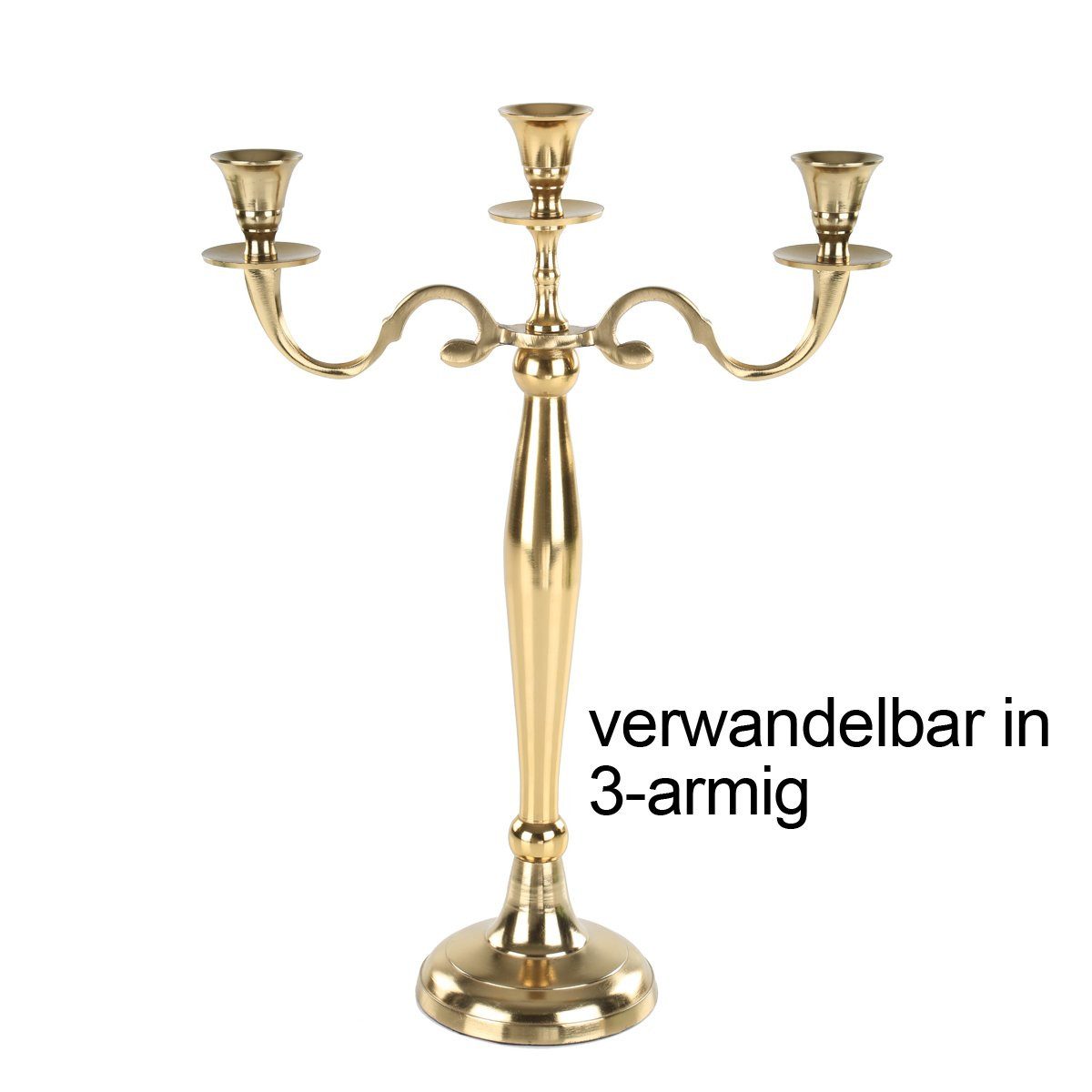 Gräfenstayn Kerzenständer Kerzenleuchter 5-armig Kerzenständer, Gräfenstayn® Kerzenleuchter 5-armig Kerzenständer
