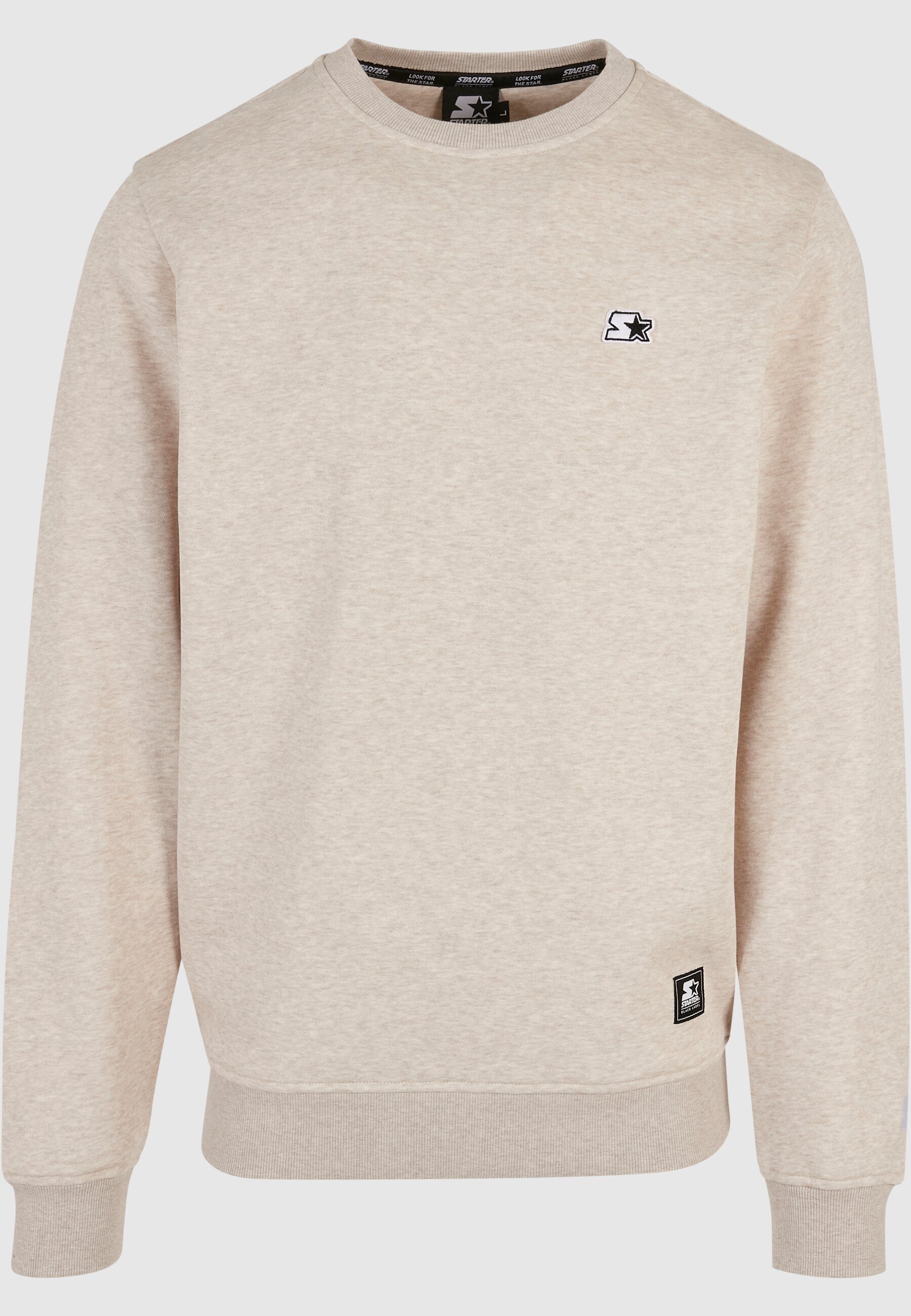 Starter Black Label Starter Kapuzenpullover Herren Starter Essential Crewneck (1-tlg) concretemelange