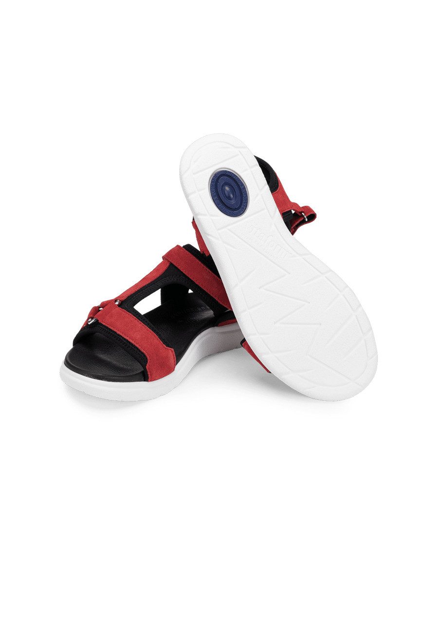 vitaform Damenschuhe Sandale Veloursleder Sandale
