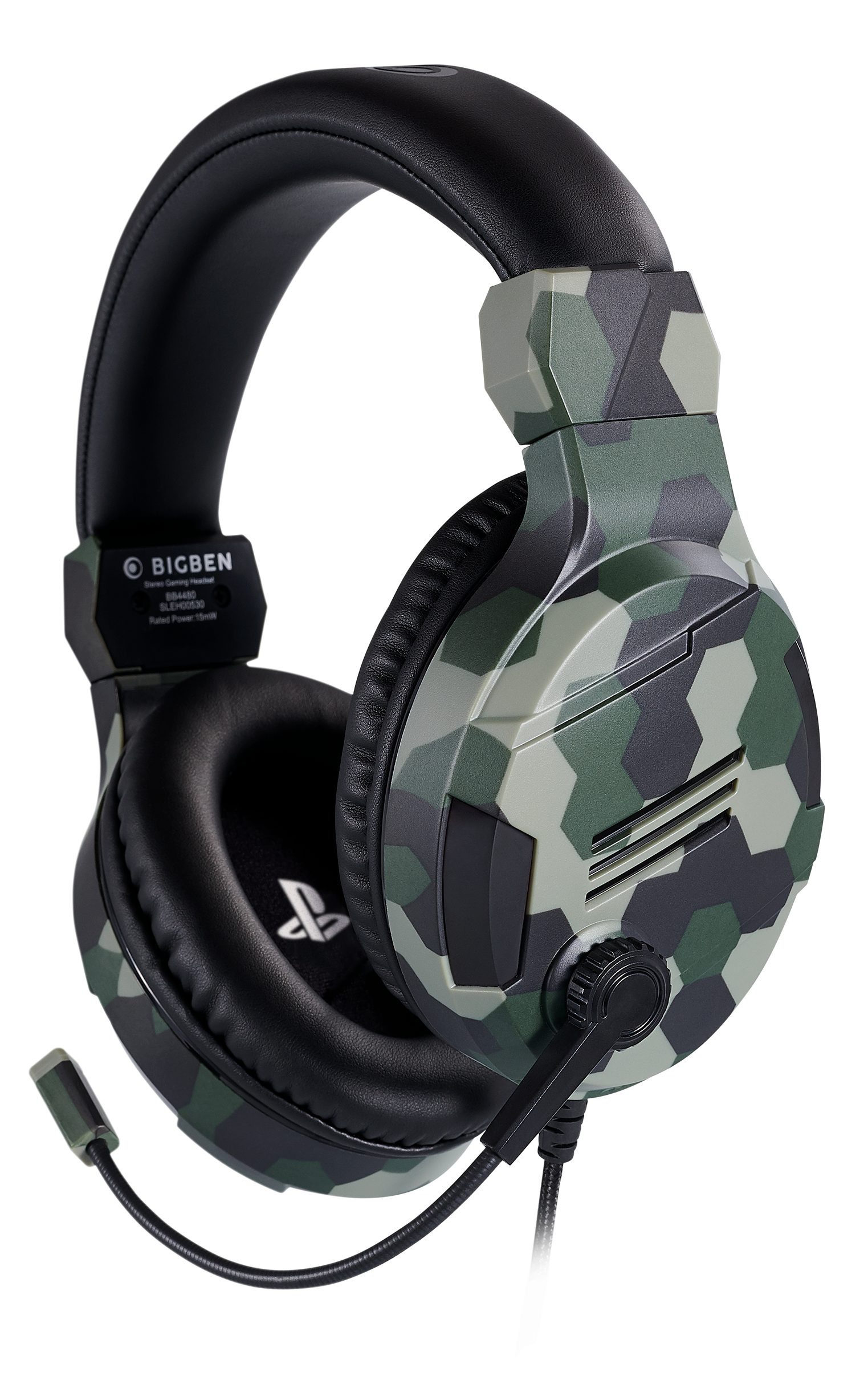 nacon PS4 Stereo-Headset V3 [Offizielle Playstation Lizenz] camo green Gaming-Headset