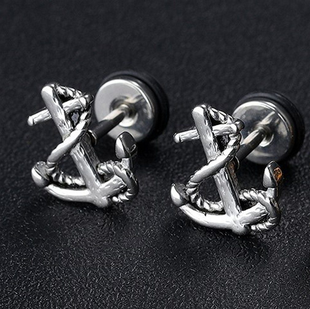 Firetti Paar Ohrstecker Schmuck Geschenk Ohrschmuck Fake Plug Anker