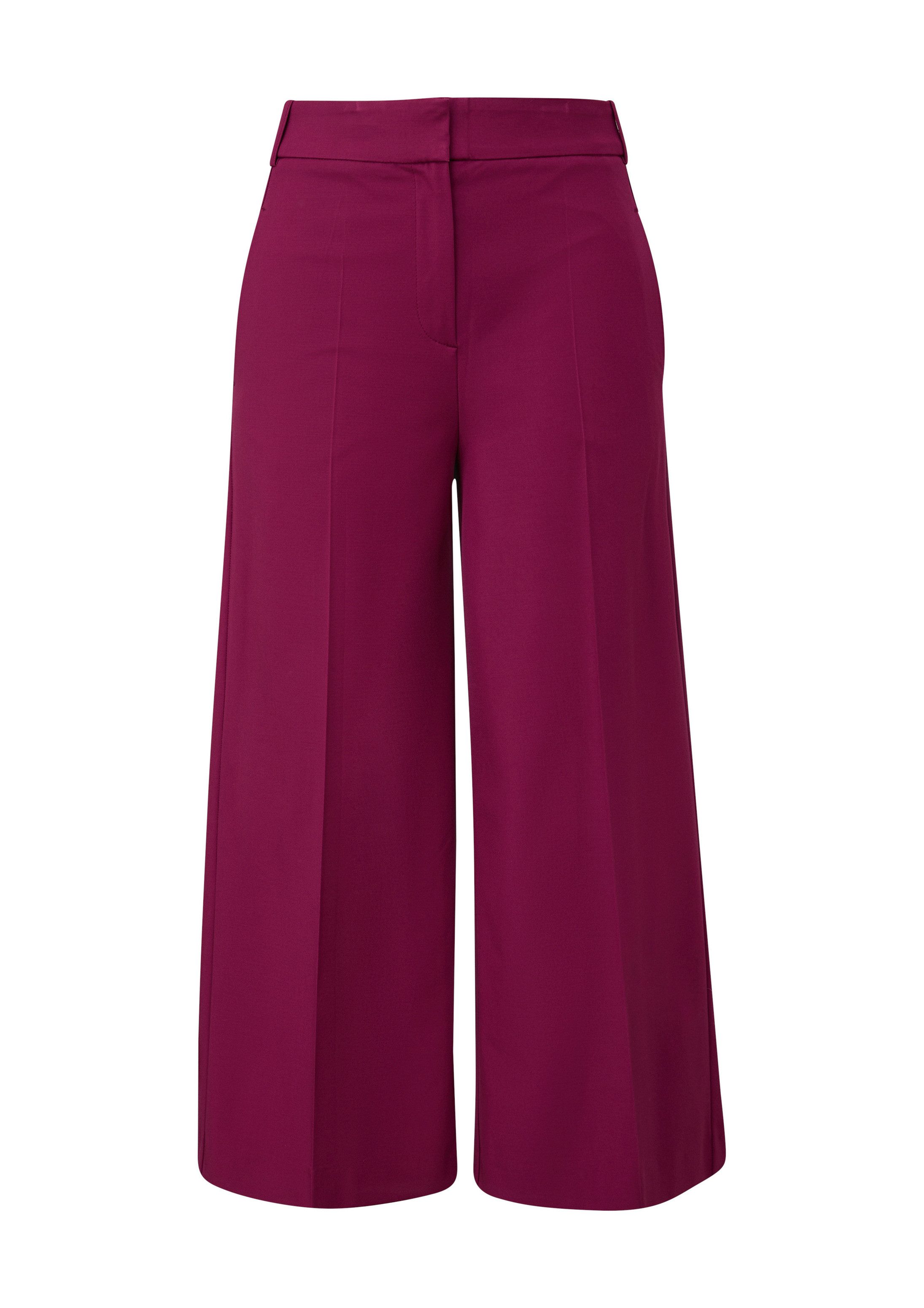 comma Culotte Hose Loose: Hose mit Bügelfalten