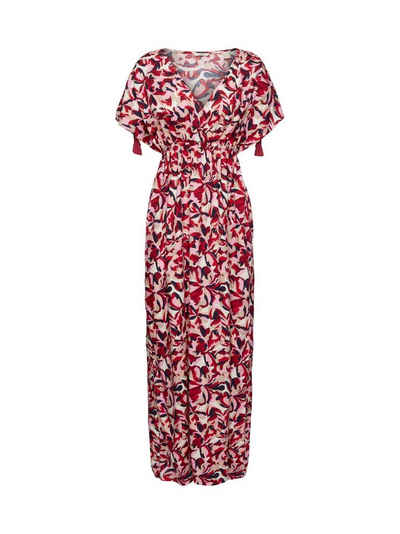 Esprit Strandkleid Maxi-Strandkleid mit floralem Muster