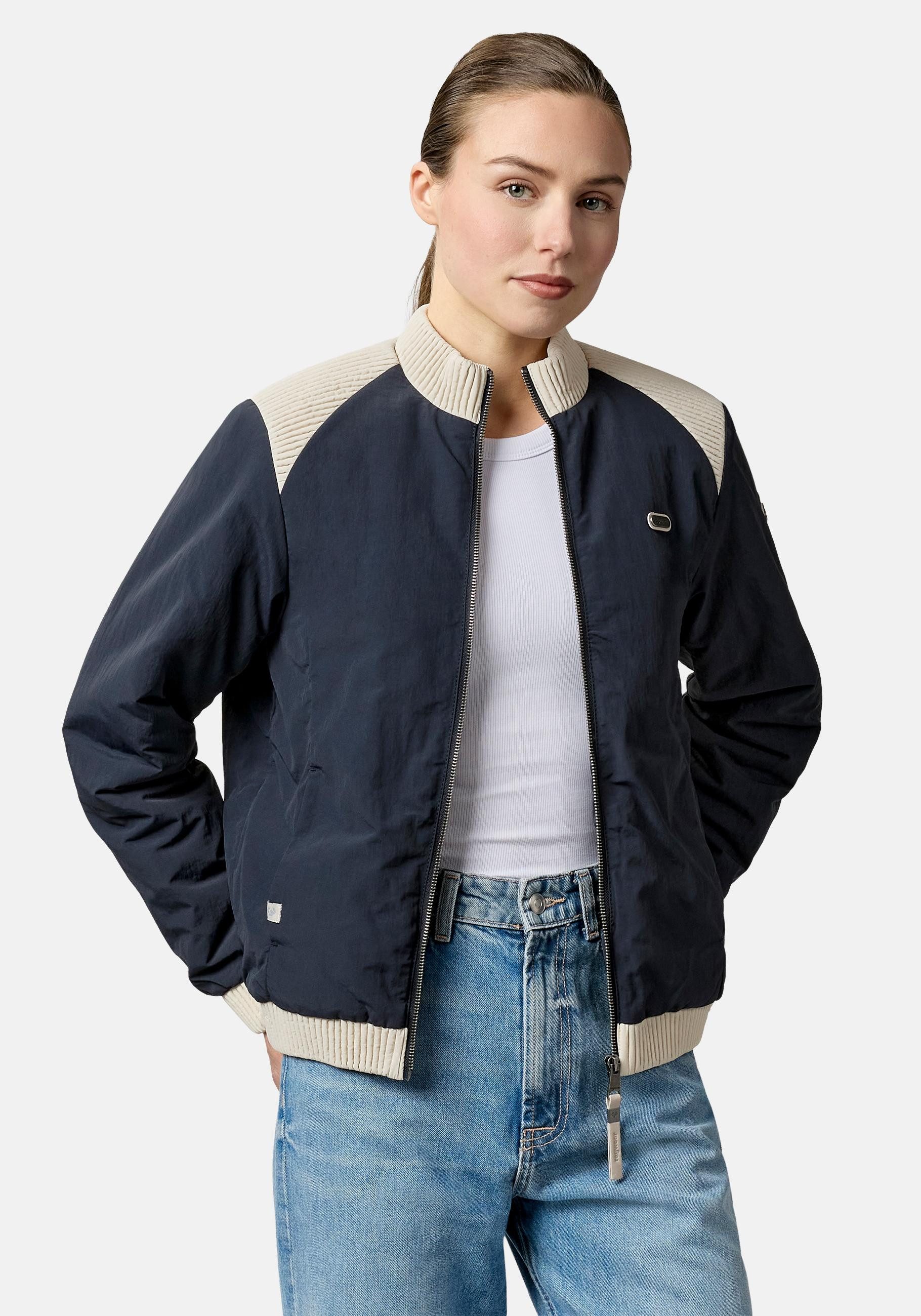 Ragwear Bomberjacke Chenna Warm YOUMODO Warme Pufferjacke mit elastischen Bündchen