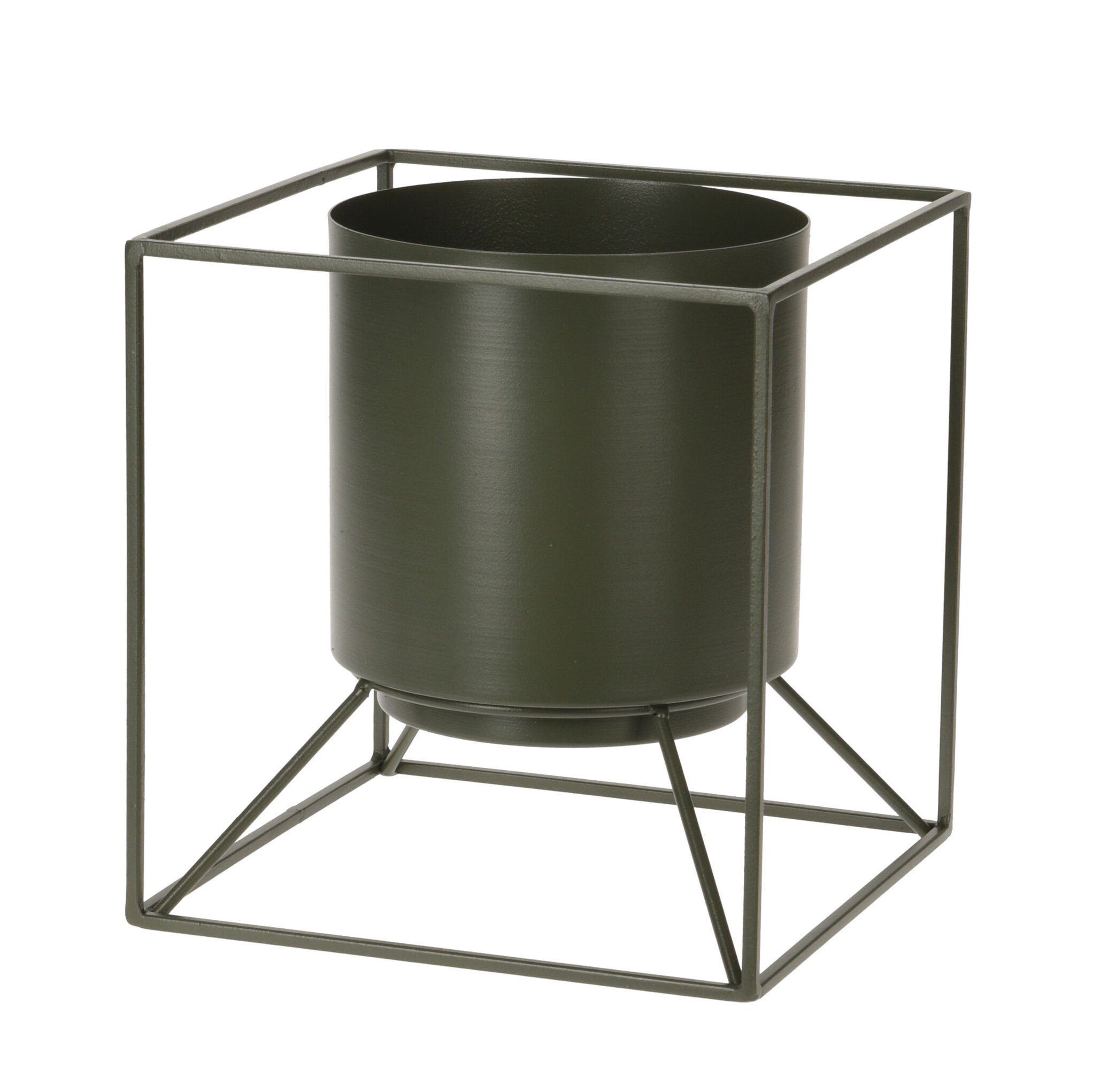 Spetebo Blumentopf Blumentopf im Halter 19x18x18 günstig online kaufen