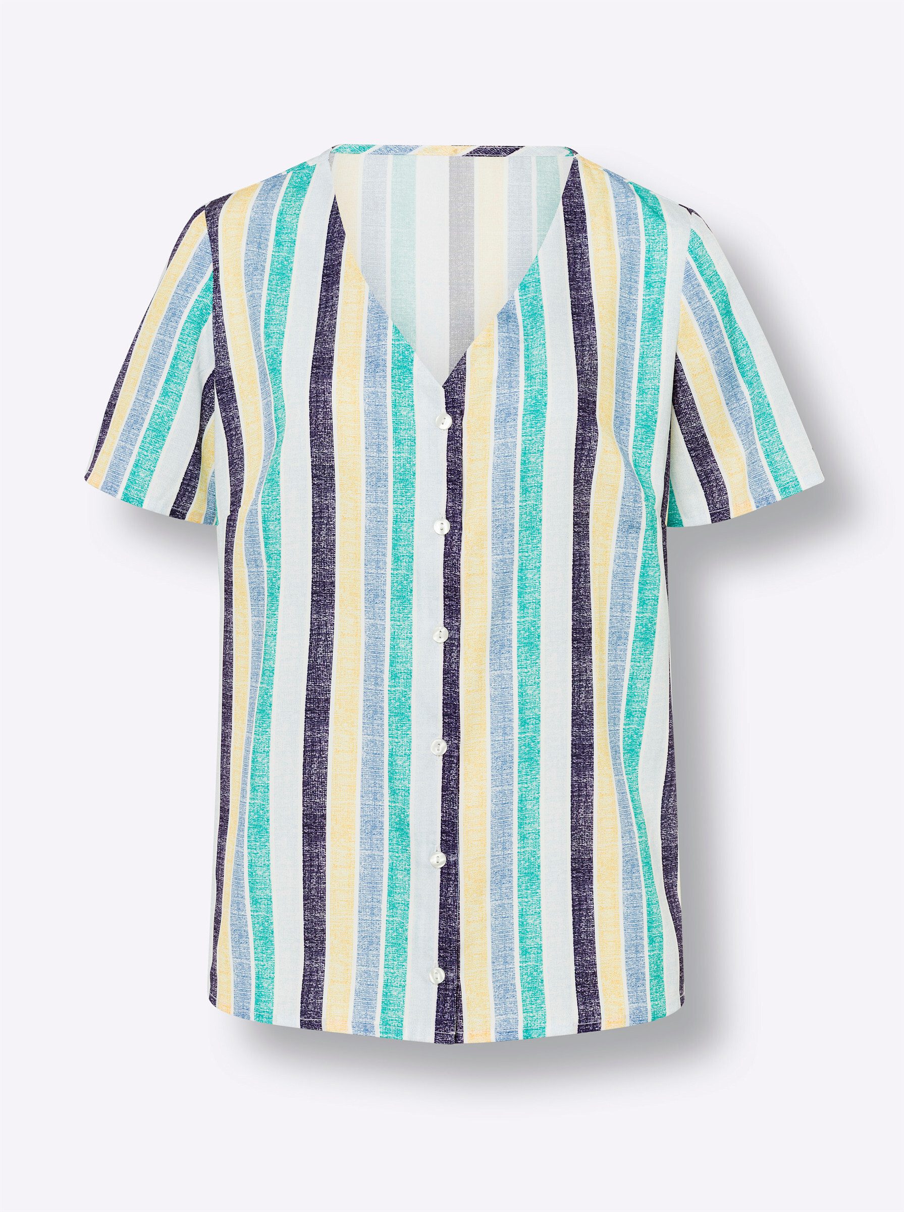 Klassische Bluse Kurzarm-Bluse Kurzarm