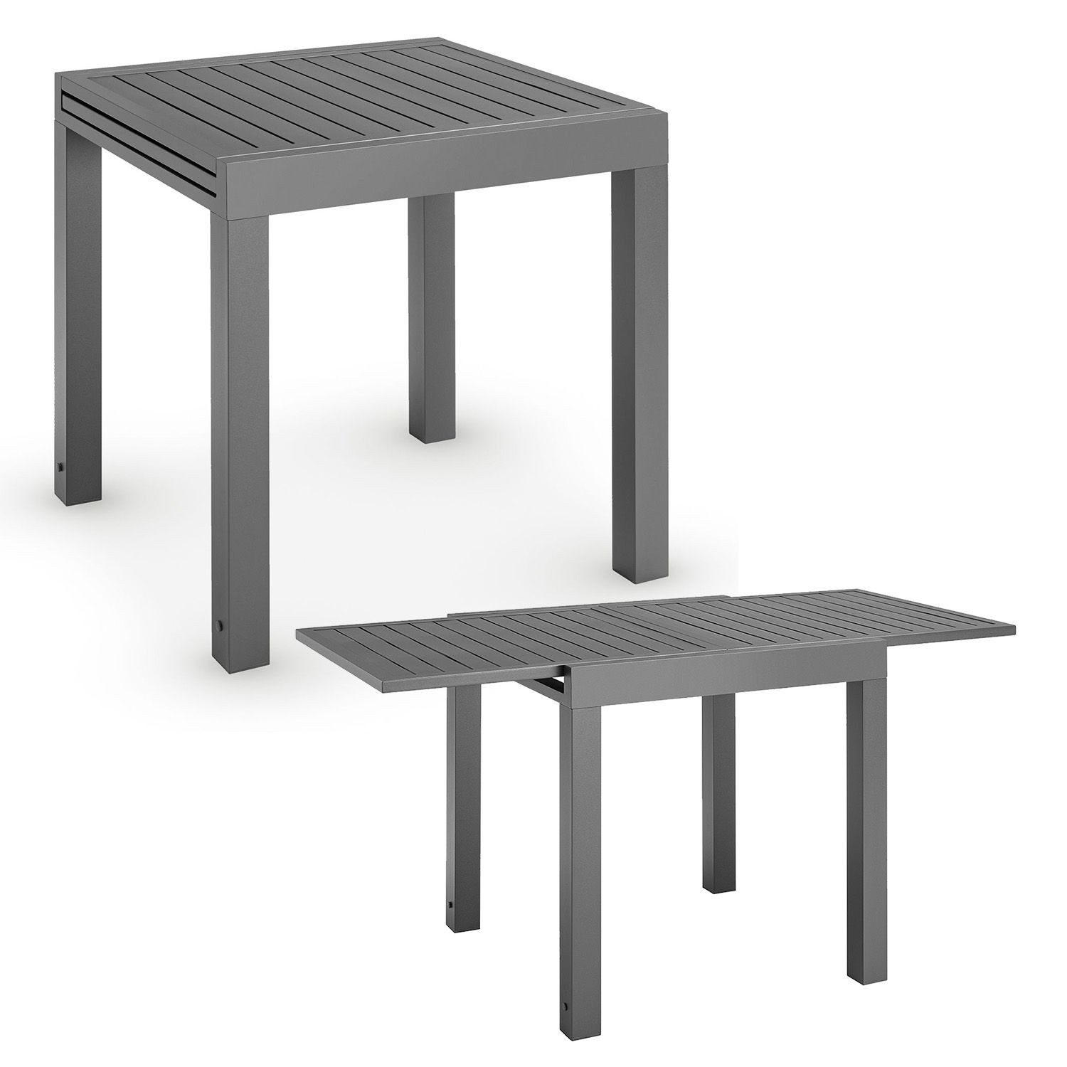 Juskys Gartentisch Laki, 70x70 cm, Aluminium günstig online kaufen