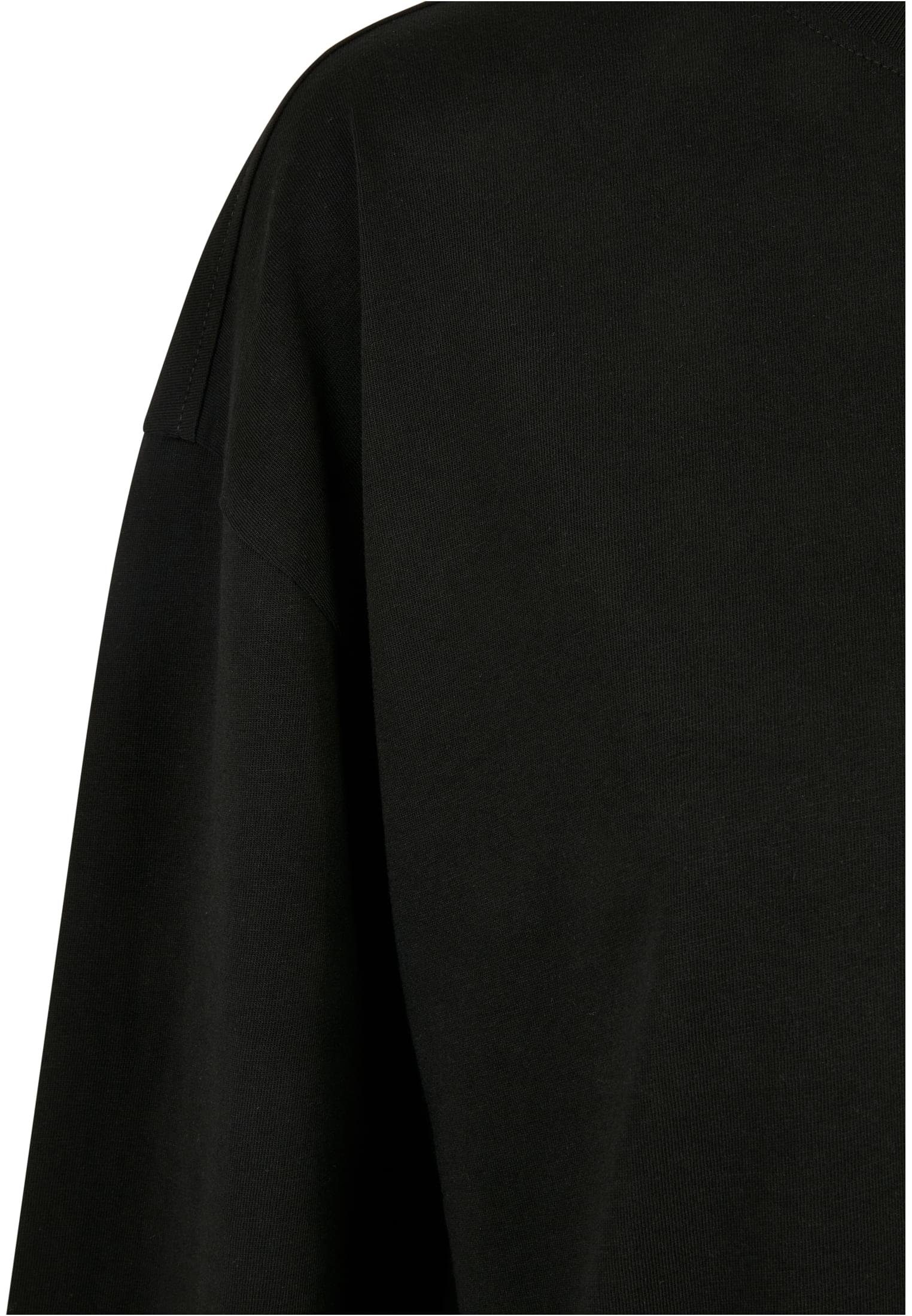 Longsleeve Oversized (1-tlg) black Ladies Organic Damen URBAN Langarmshirt Wide CLASSICS