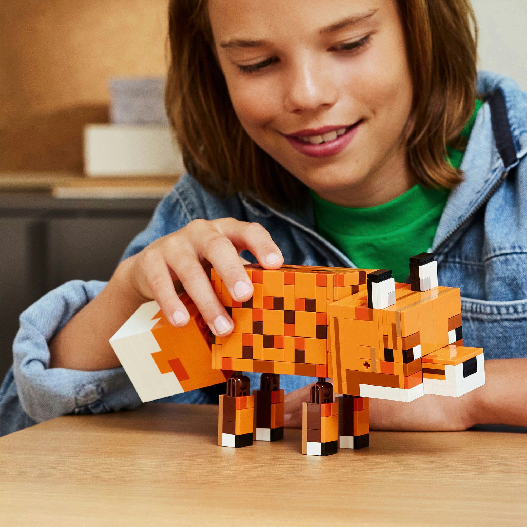 LEGO® Der Fuchs (21588), LEGO Minecraft Konstruktionsspielsteine, (497 St), Made in Europe