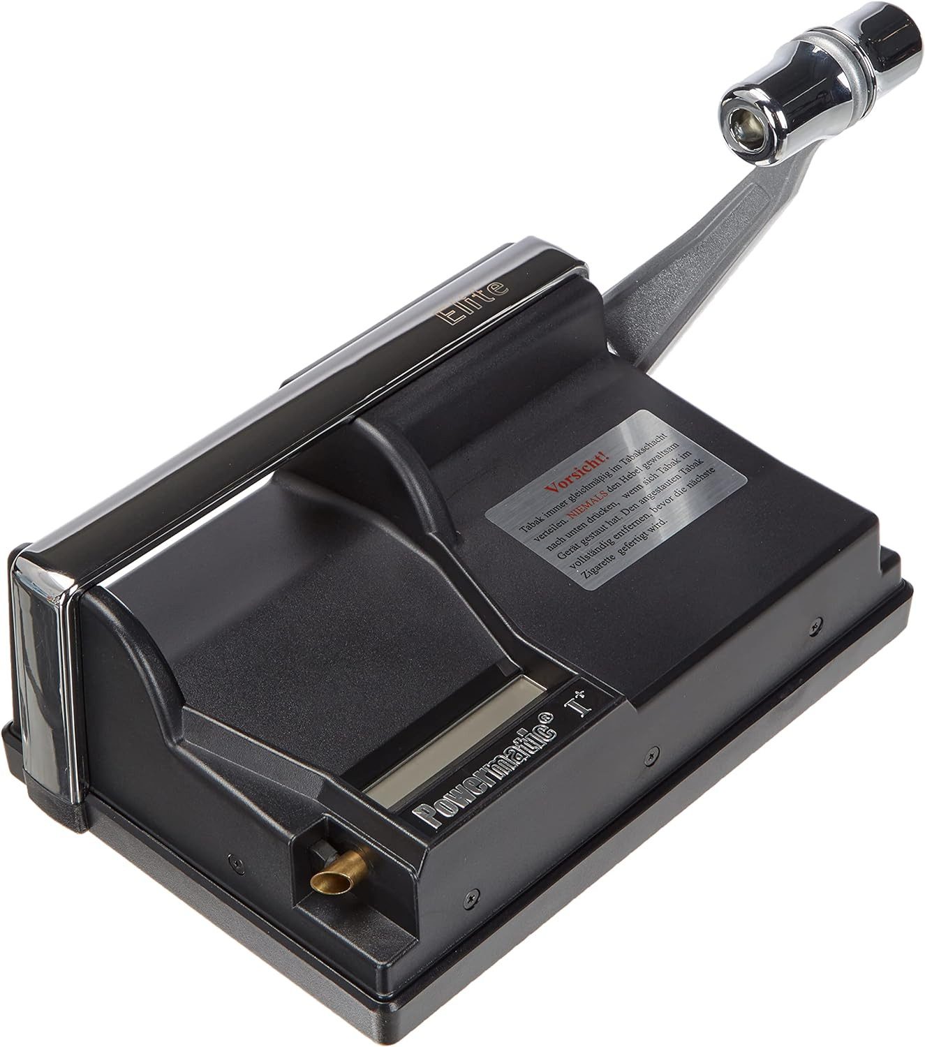 meytrade Tischdrehmaschine Powermatic Elite 1+ Maschine Hebel Duo mit Zubehör Selbstdreher, inkl. Reinigungsbürste