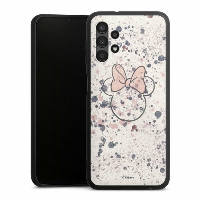 DeinDesign Handyhülle Wasserfarbe Minnie Mouse Disney Minnie Mouse Splash Samsung Galaxy A13 4G Silikon Hülle Premium Case Handy Schutzhülle