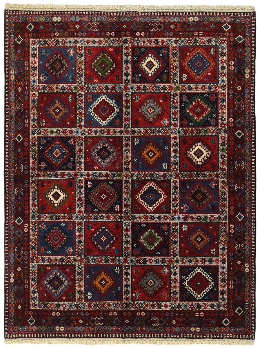 Orientteppich Yalameh 153x193 Handgeknüpfter Orientteppich / Perserteppich, Nain Trading, rechteckig, Höhe: 12 mm