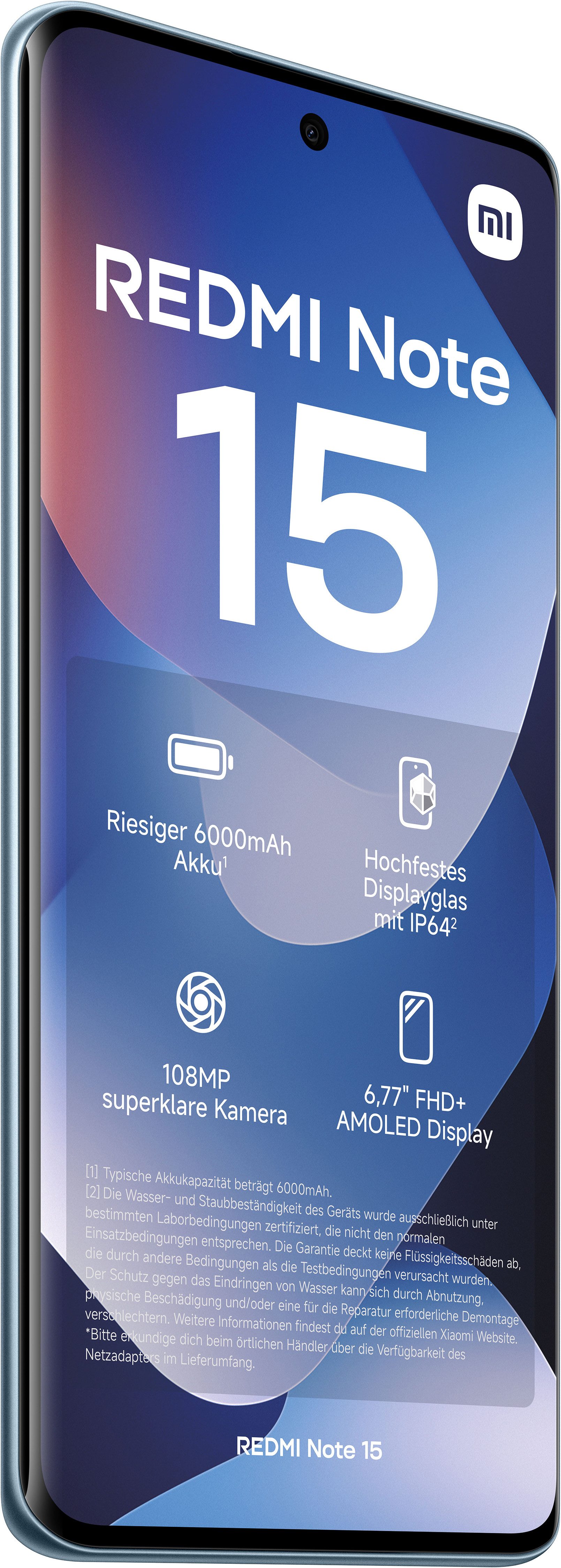 Xiaomi Redmi Note 15 6+128 Smartphone (17 cm/6,7 Zoll, 128 GB Speicherplatz, 108 MP Kamera)