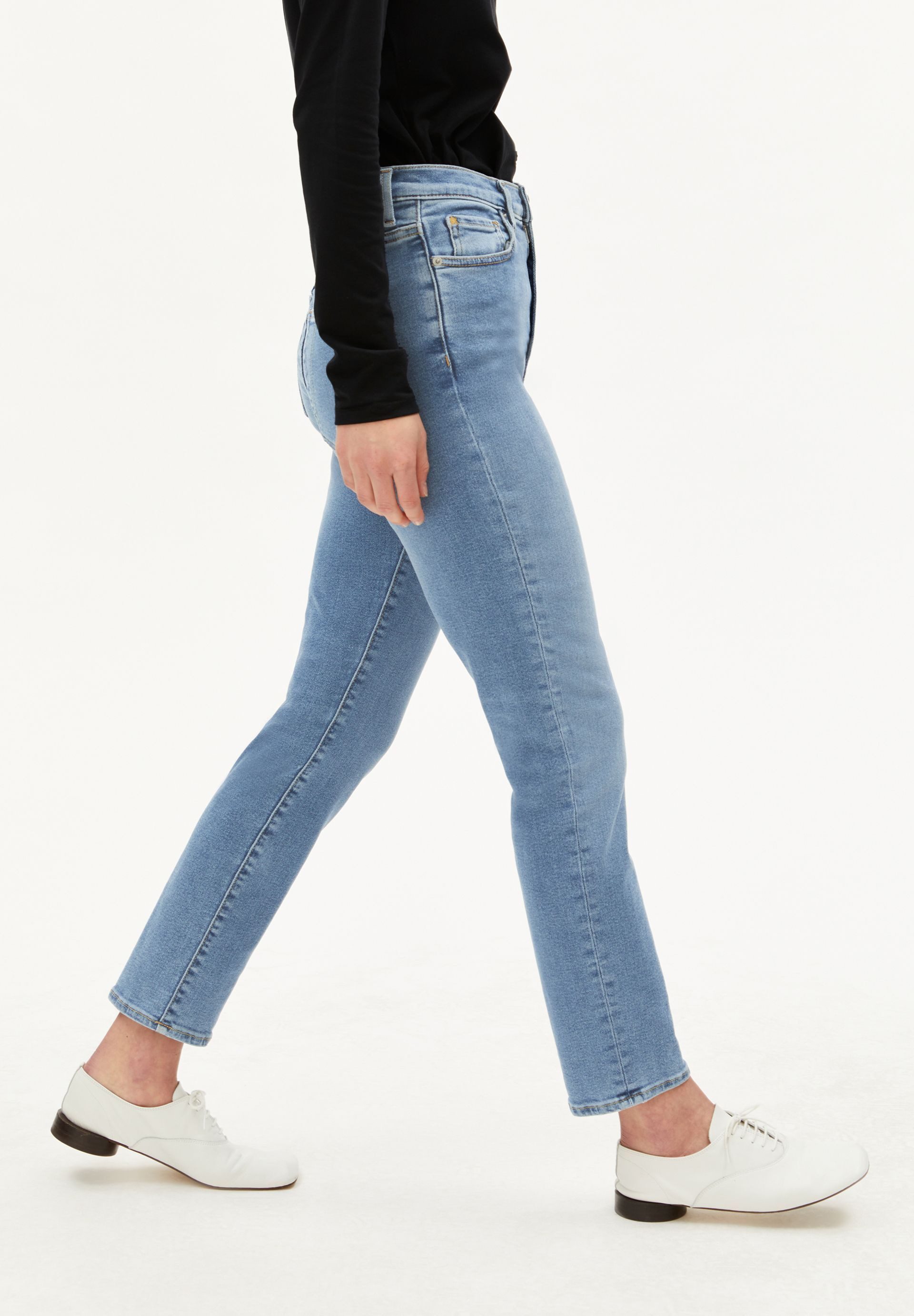 Armedangels Slim-fit-Jeans LEJAANI Slim Jeans Bio-Baumwoll Mix X-Stretch (X-Stretch) High waist – Bild 5 von 5