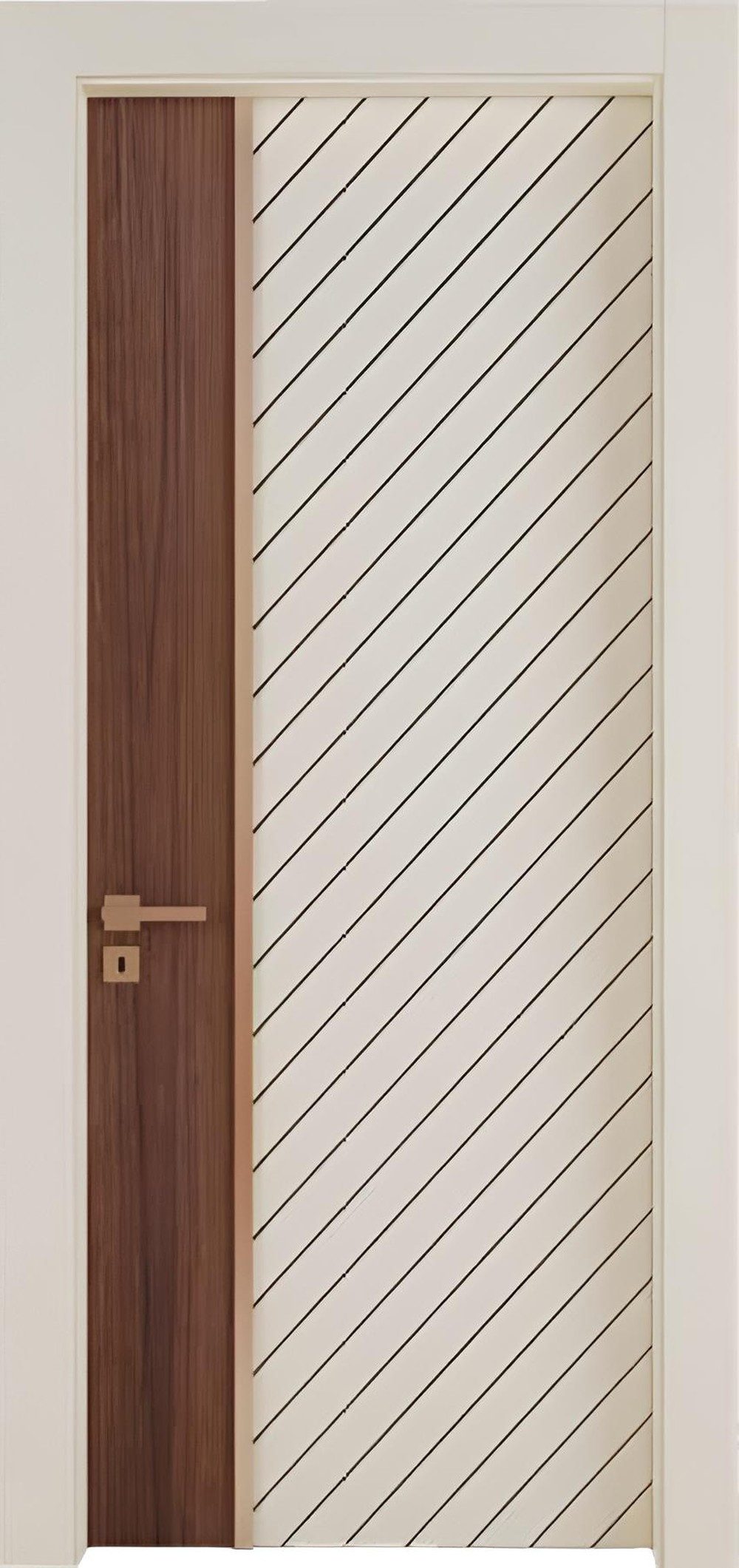 Xlmoebel Zimmertür Designer Beige Innentür - Stilvolle Sicherheitstür, Made in Europa