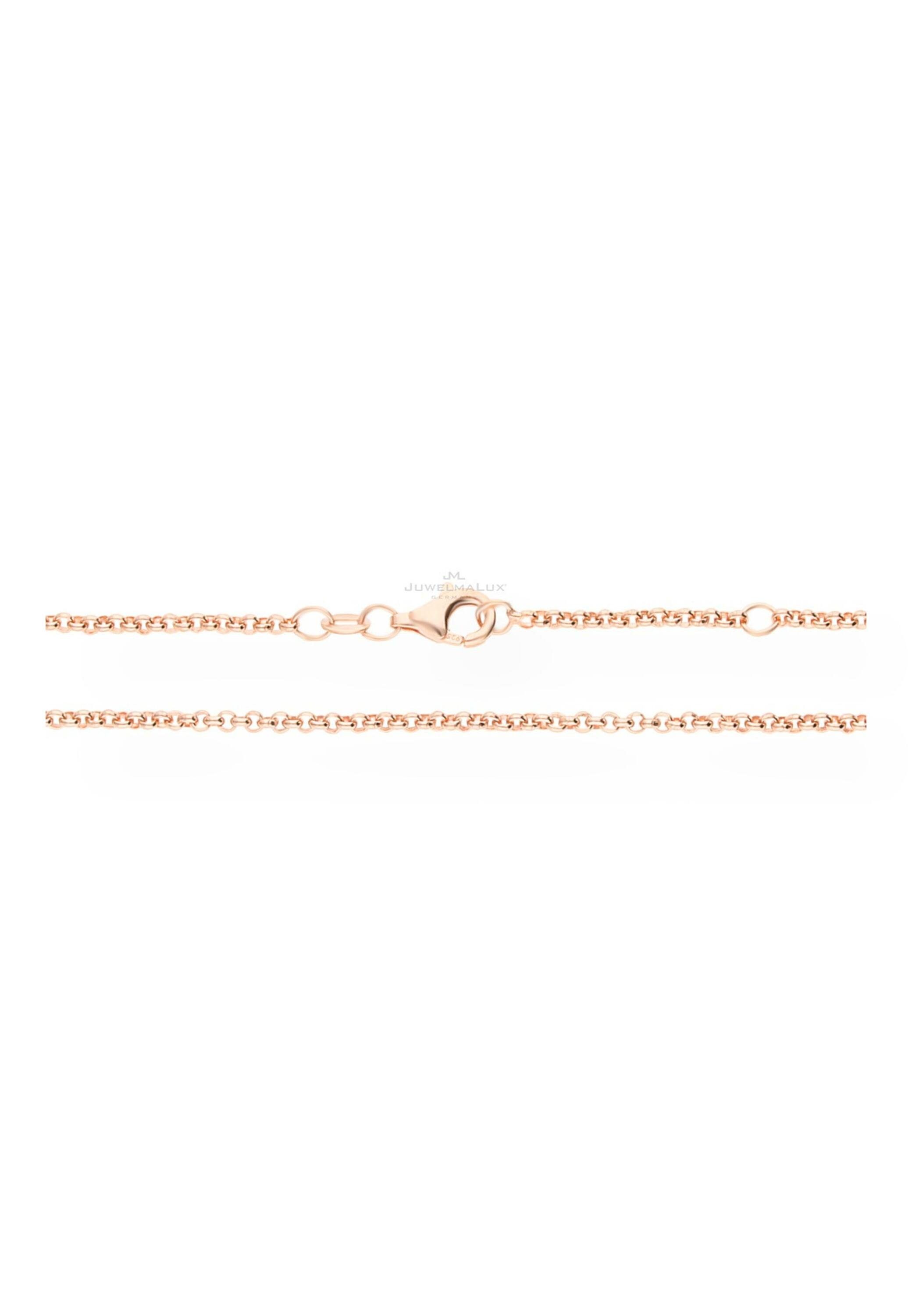 JuwelmaLux 925er gold und Schmuckschachtel Herren Anker Halskette inkl. Roségold Damen plattiert, Silber Silberkette (1-tlg),