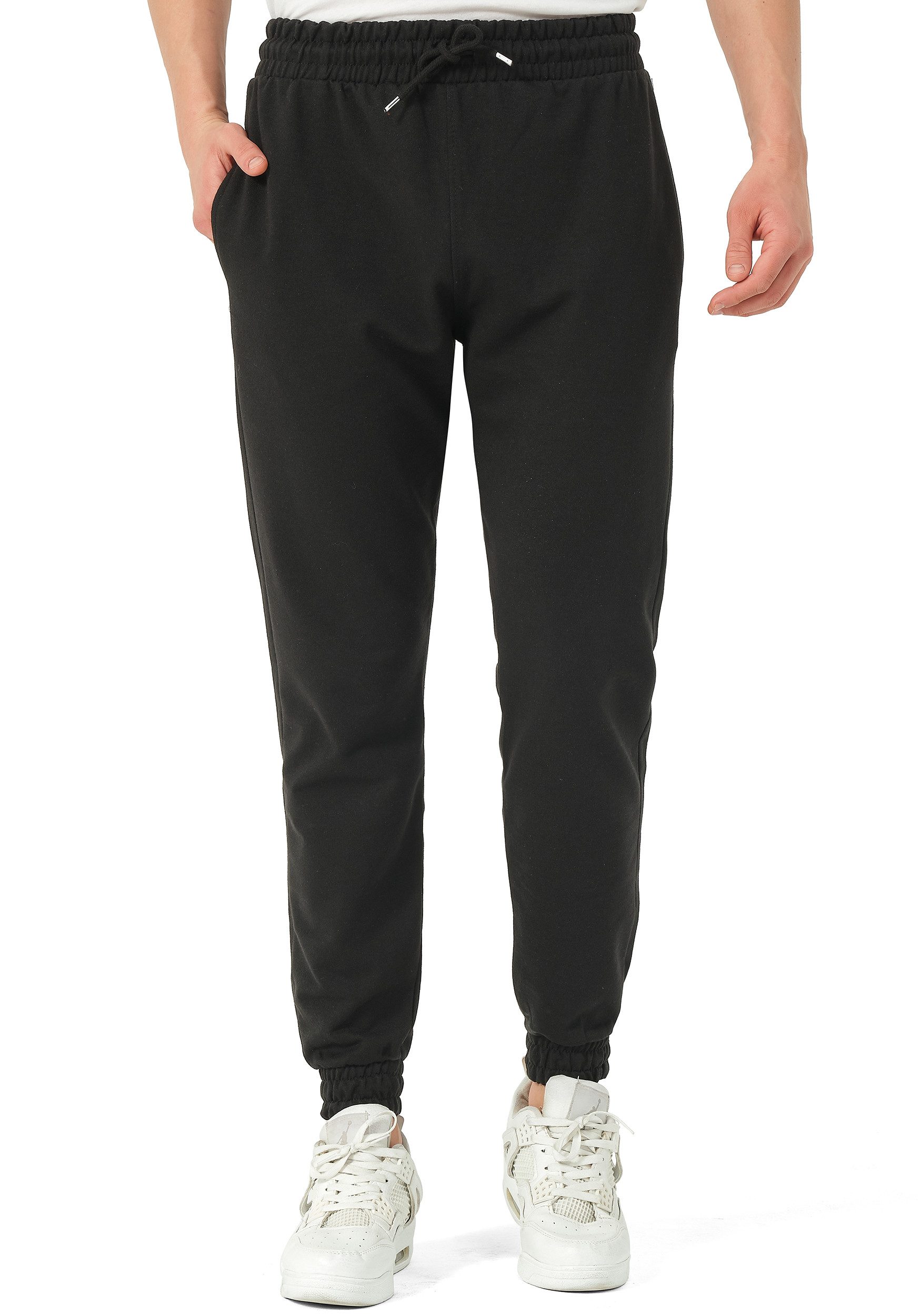 ROSS CAMP Jogginghose Sporthose Herren (Packung, 1-tlg., aus 100% Baumwolle) Trainingshose, Sweathose, Freizeithose