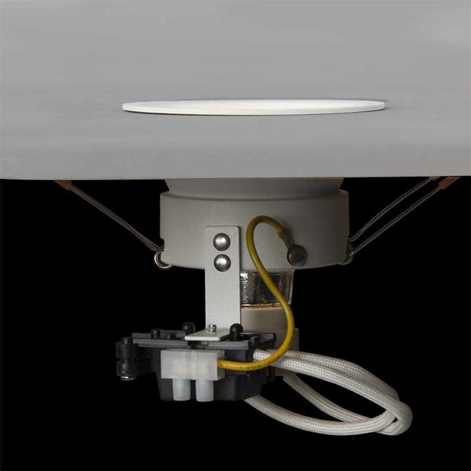Qazqa LED Einbaustrahler 94870, ohne Leuchtmittel, Warmweiß