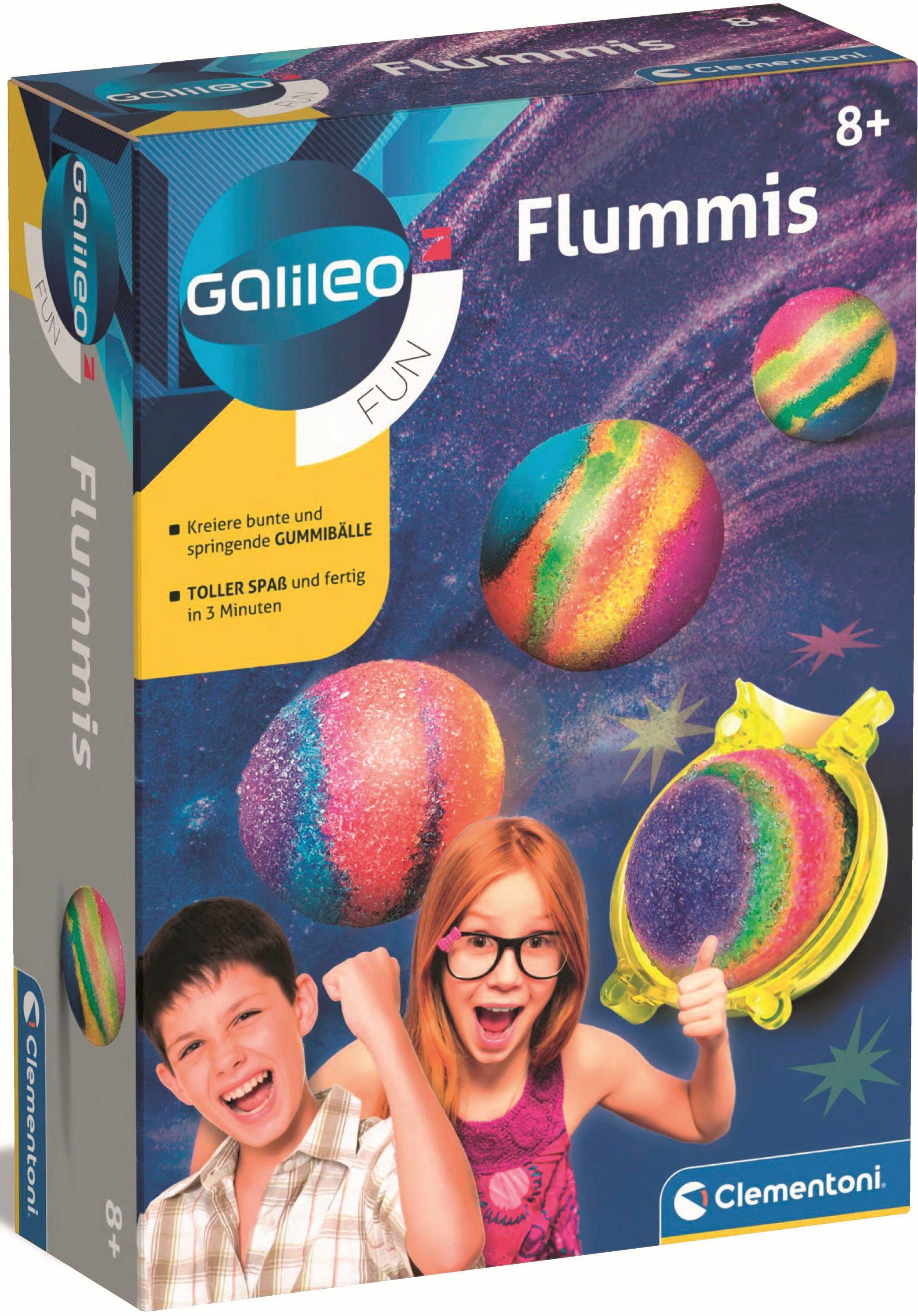 Clementoni® Experimentierkasten Galileo, Flummis, Made in Europe