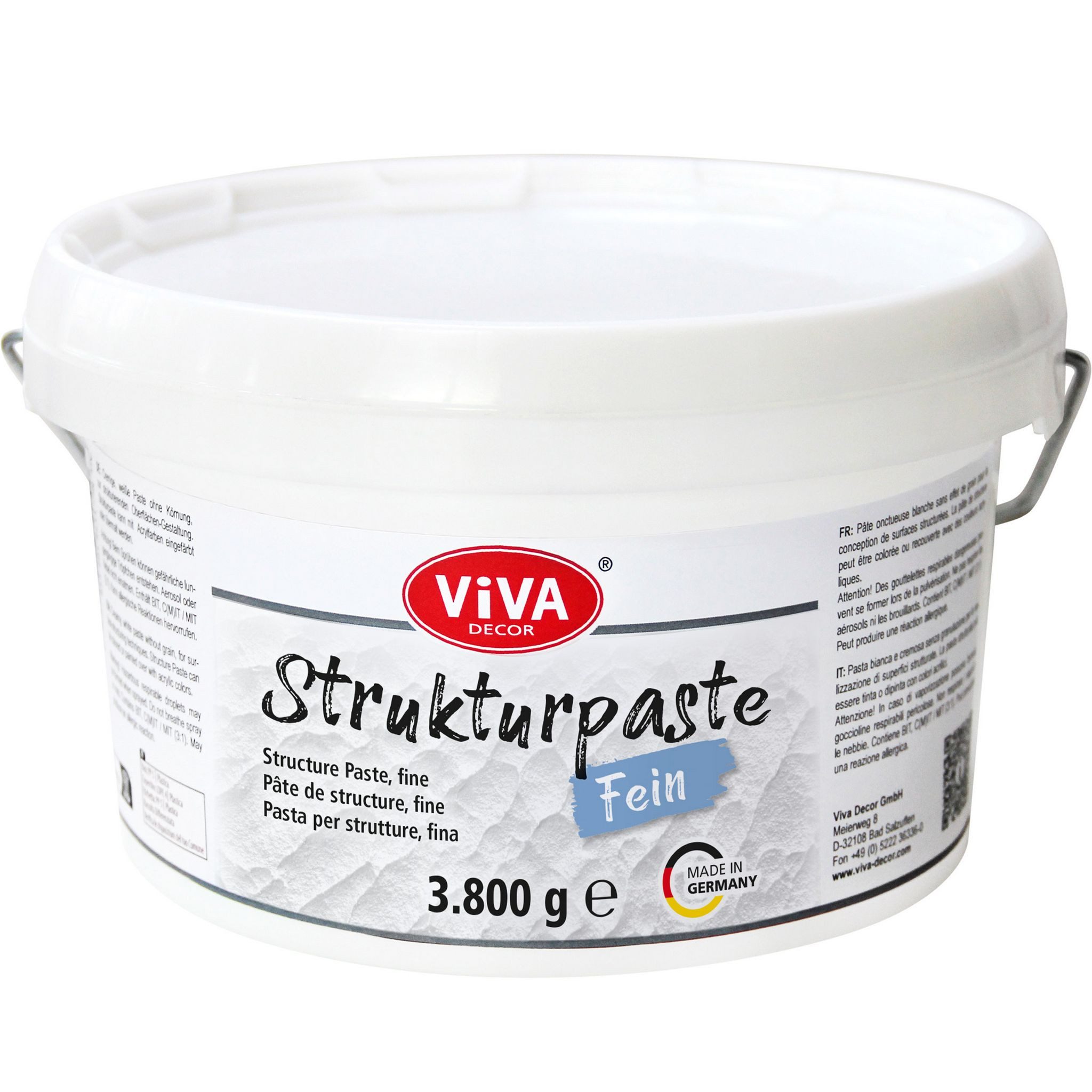 Viva Decor Strukturpaste ViVA DECOR Strukturpaste fein 3,8 kg