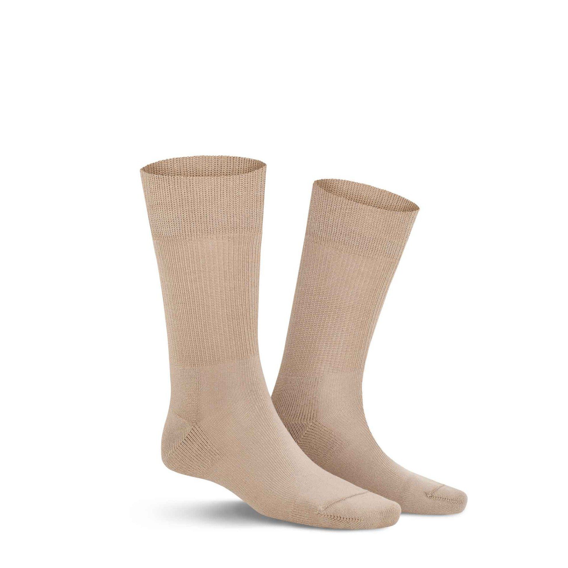 KUNERT Basicsocken TAKE CARE DIA PREMIUM (1-Paar) Premium Herren Socken für druckempfindliche Füße Pure-Desert 6910
