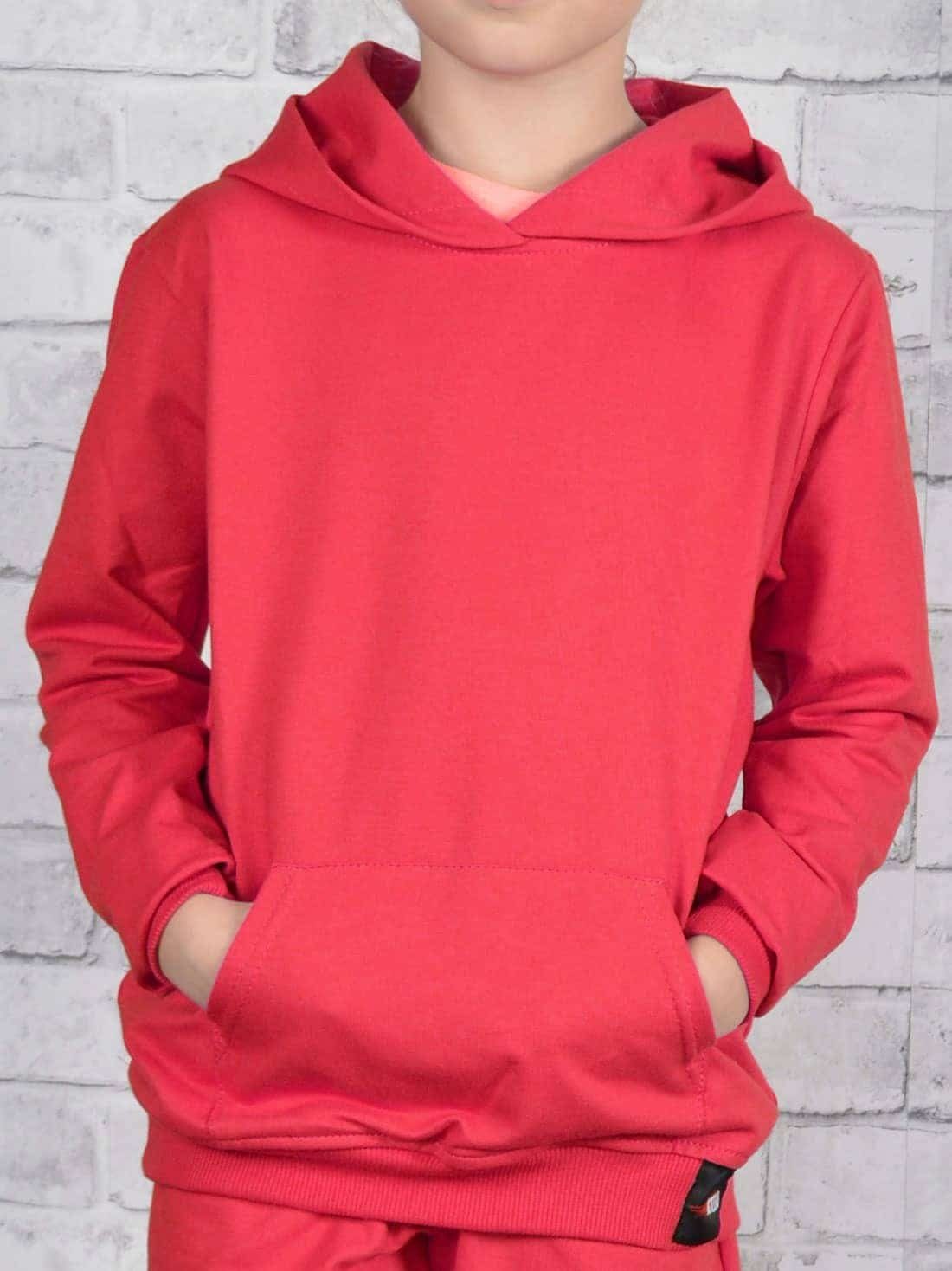 KMISSO Hoodie Mädchen Kapuzen Pullover (1-tlg) Kapuze mit Kängurutasche