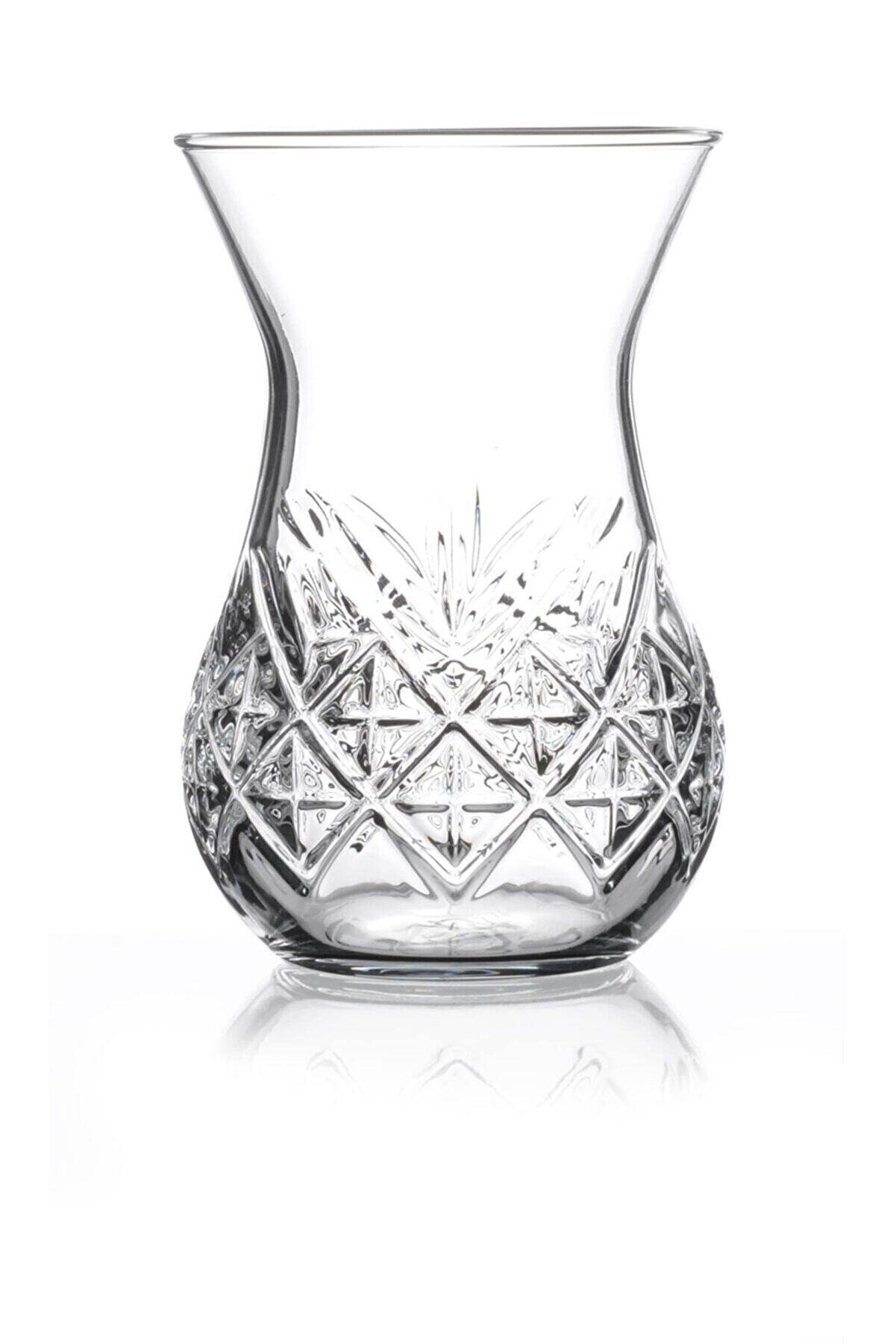 Pasabahce Teeglas 42881 Timeless 6 türkische Teegläser 6-teiliges Set Gläserset, 6-tlg.