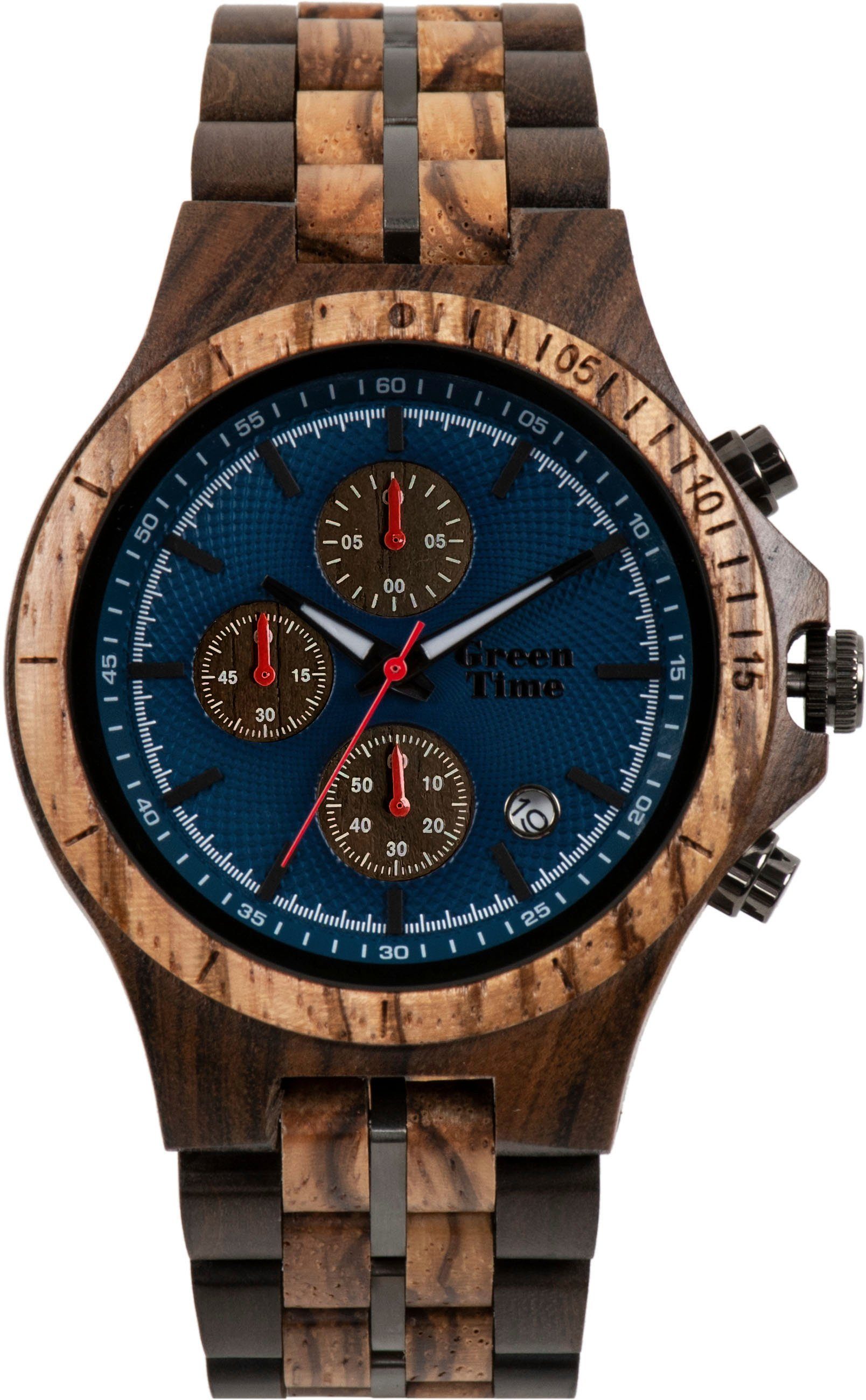 GreenTime Chronograph ZW126C, Holz