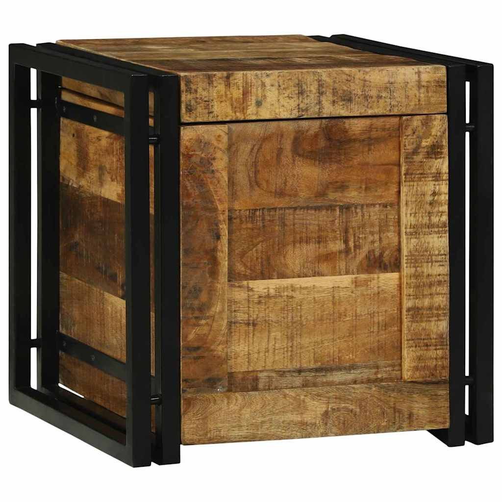 vidaXL Хранилищаsbox Хранилищаsbox mit Speicher 40 x 40 x 40 cm Massivholz (1 St)