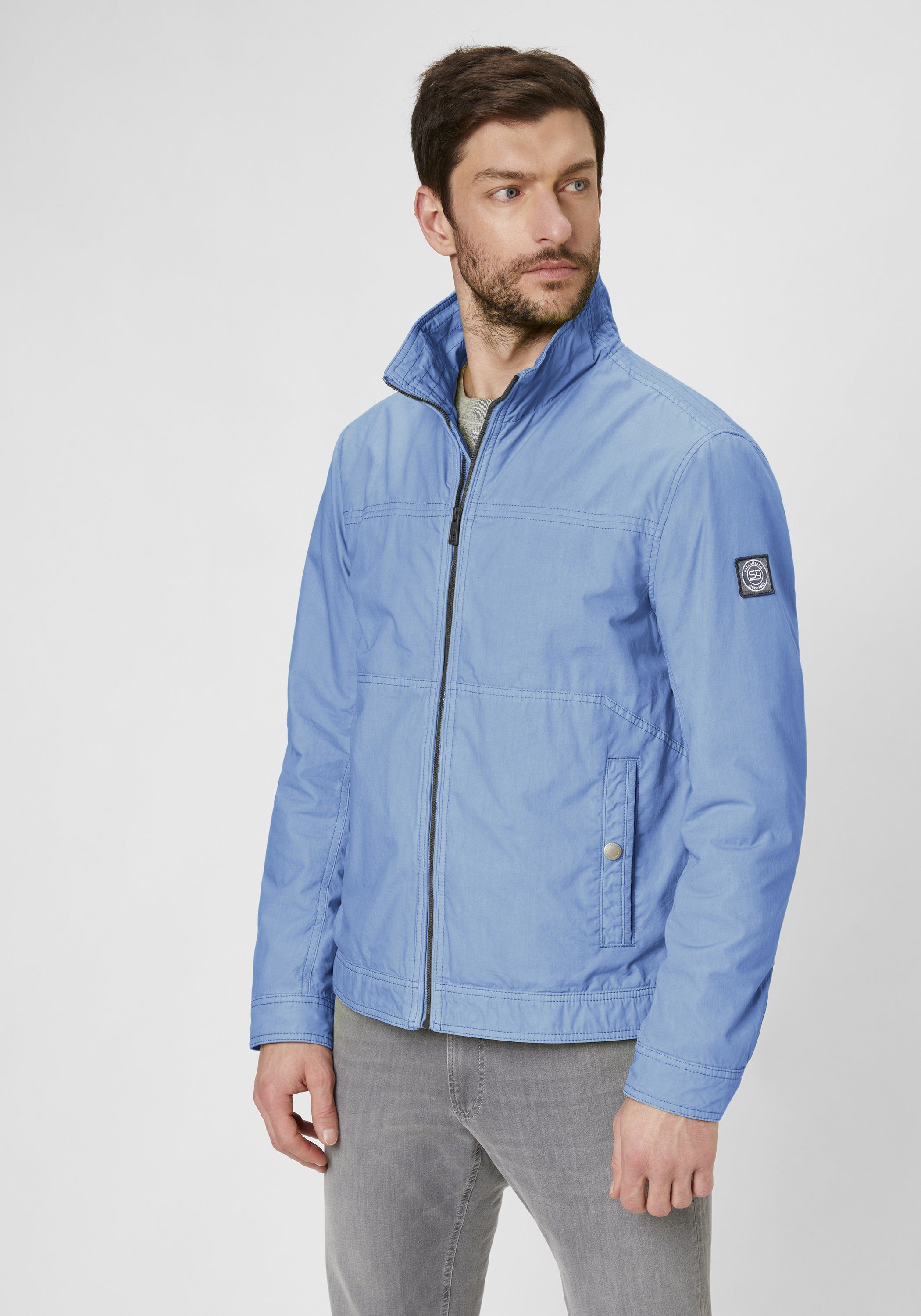 Sommerjacke Baumwolle aus Modern leichte reiner MIAMI lt. sky Jacke Jackets Fit blue S4