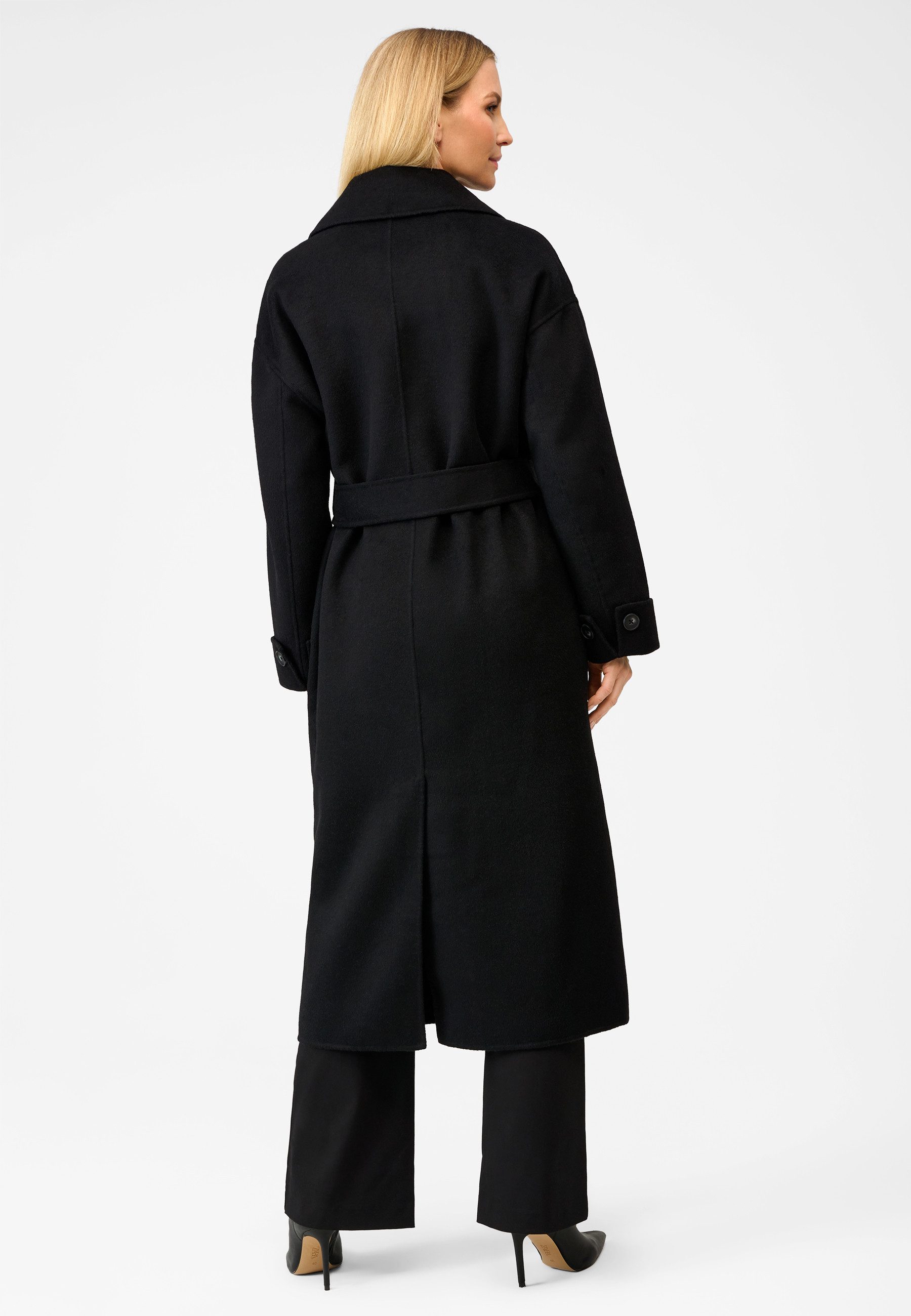 RICANO Wollmantel Elodie Damen Wollmantel mit Reverskragen