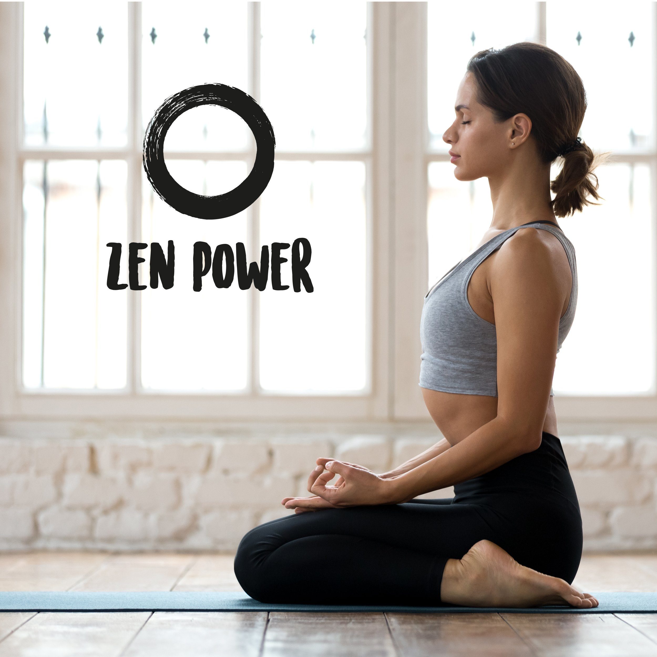 ZenPower Yogablock Meditationshocker Yogabank, zusammenklappbar, ergonomisch, stabil