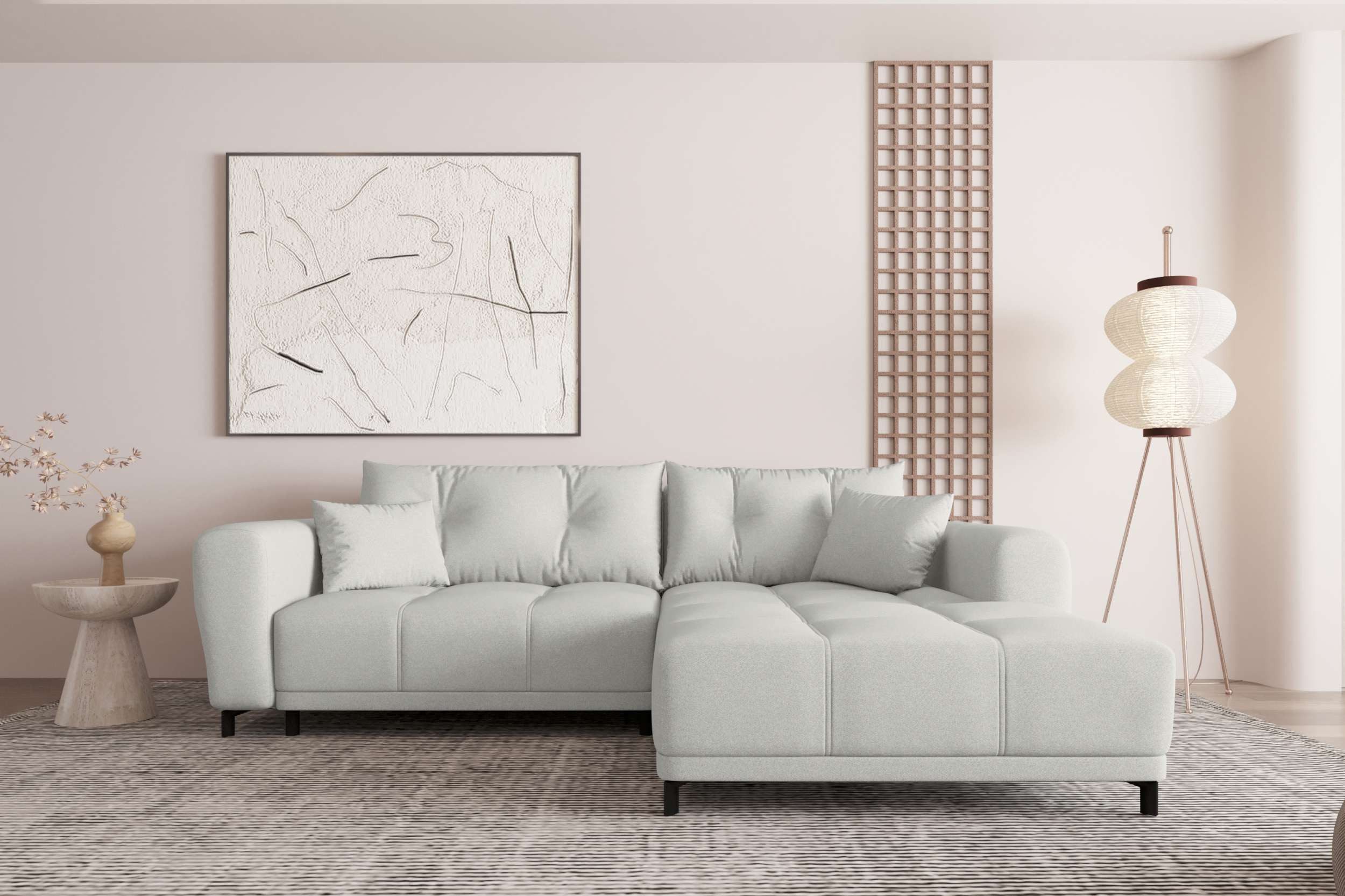 99rooms Ecksofa Massimo, Sofa L-Form, Eckcouch, mit oder ohne Schlaffunktio günstig online kaufen