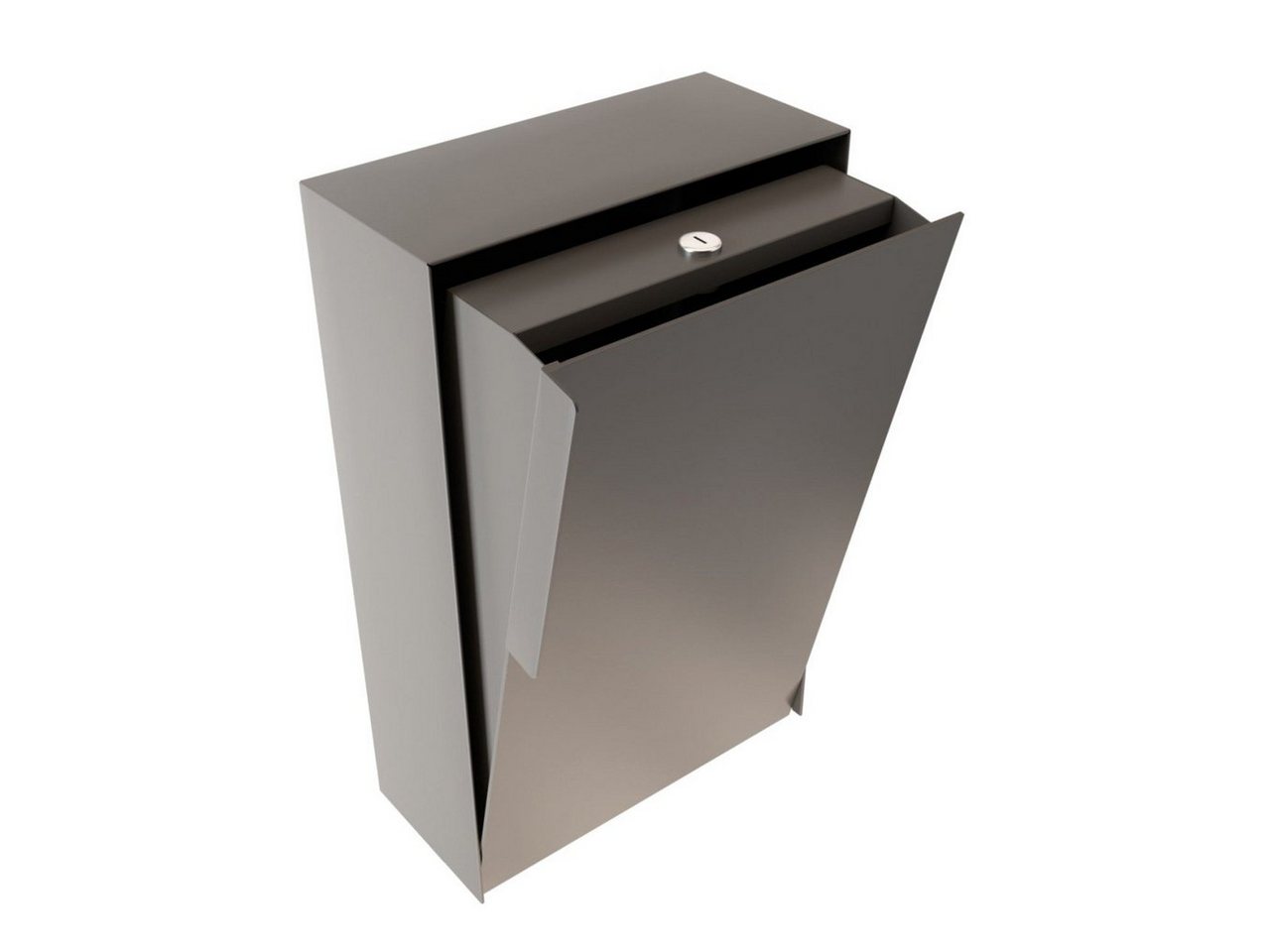 Thumbnail - Bravios Briefkasten Wandbriefkasten Faro Grau Metallic