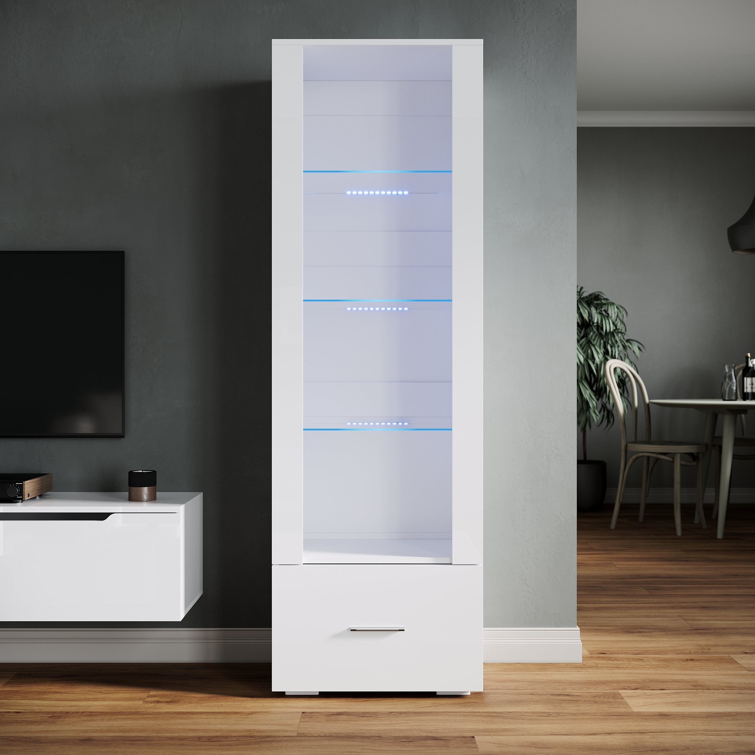 SONNI Vitrine Edle Vitrine mit LED-Äquivalenten, günstig online kaufen