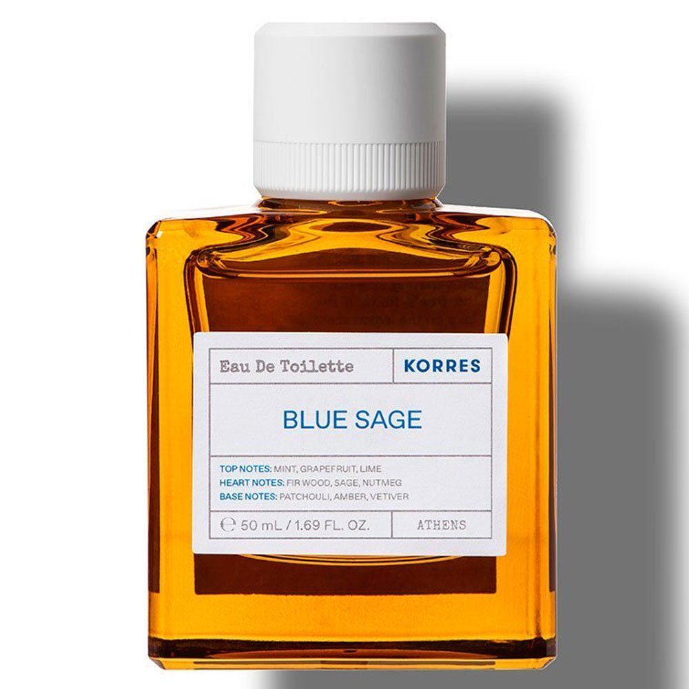 Korres Eau de Toilette BLUE SAGE EDT für Ihn, Blau, 50 ml