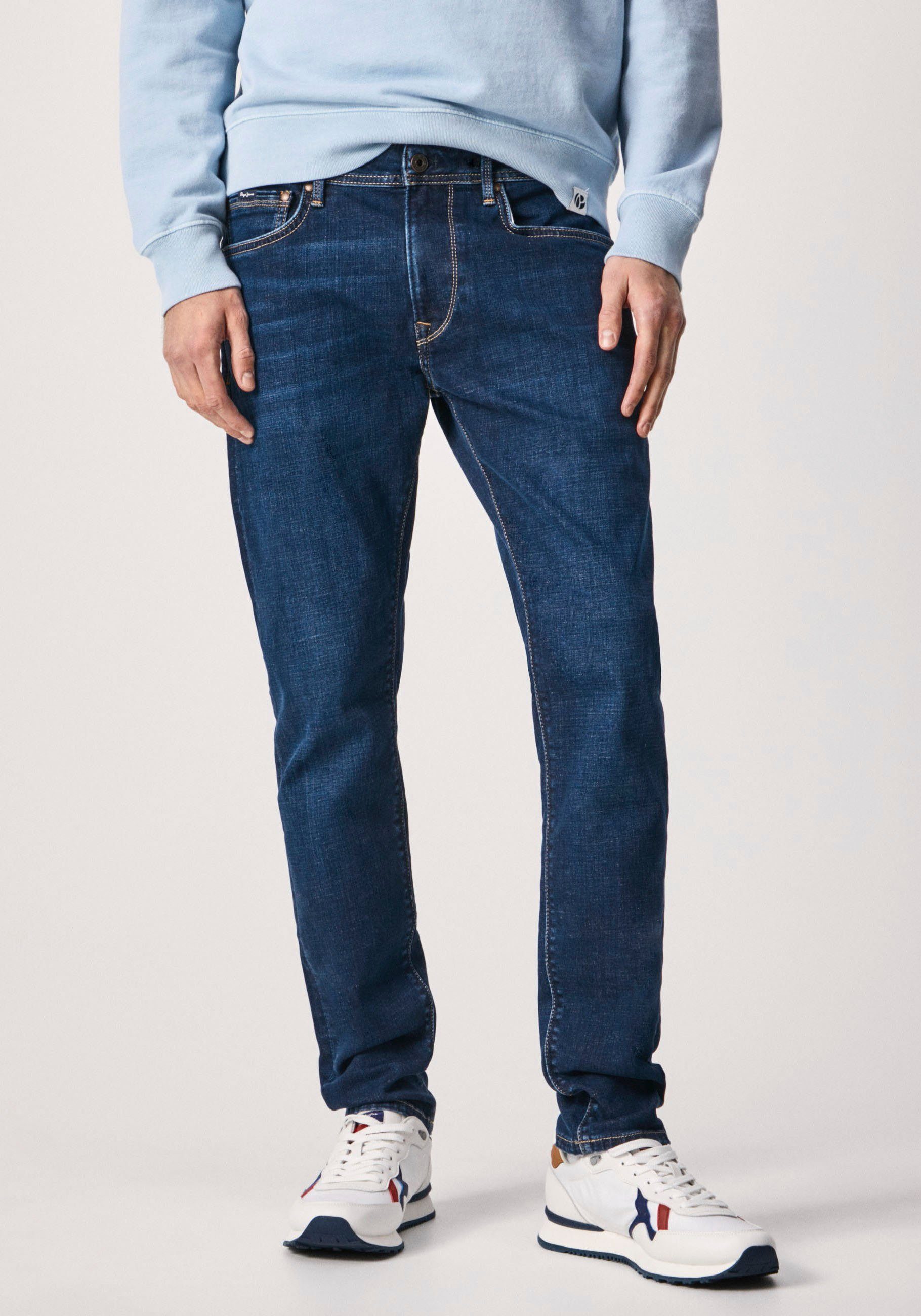 Pepe Jeans Tapered-fit-Jeans STANLEY darkwiser