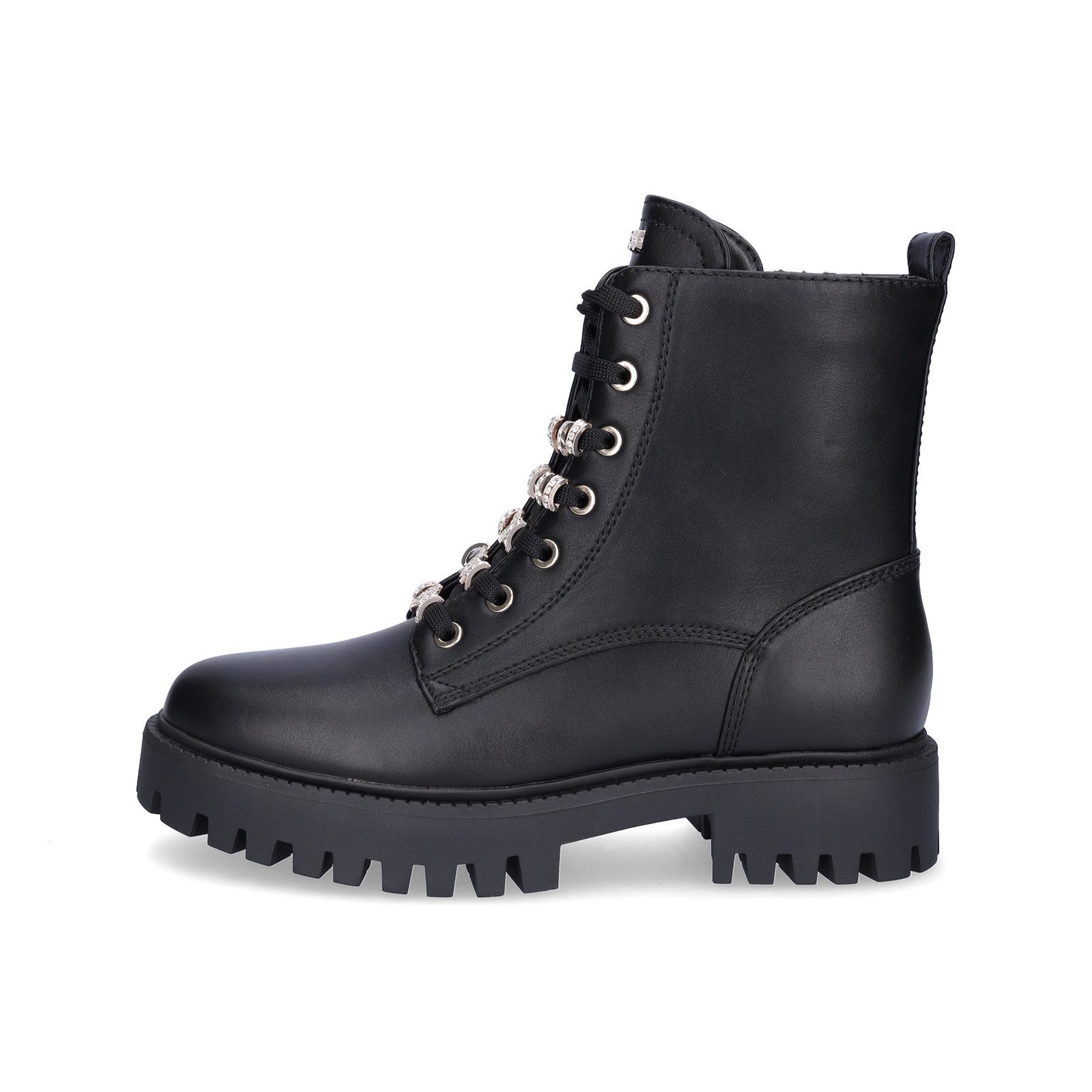 Guess Guess Damen Schnürboot Fiona schwarz günstig online kaufen