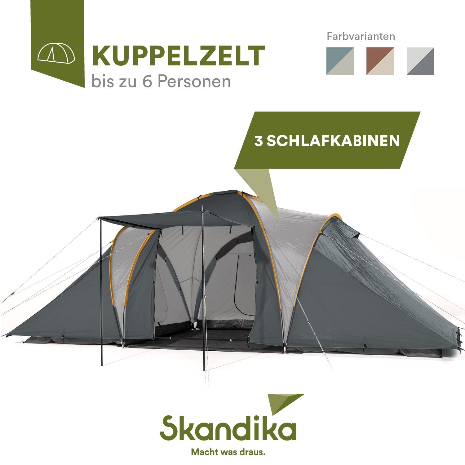 Skandika Kuppelzelt Daytona 6 Familienzelt mit günstig online kaufen