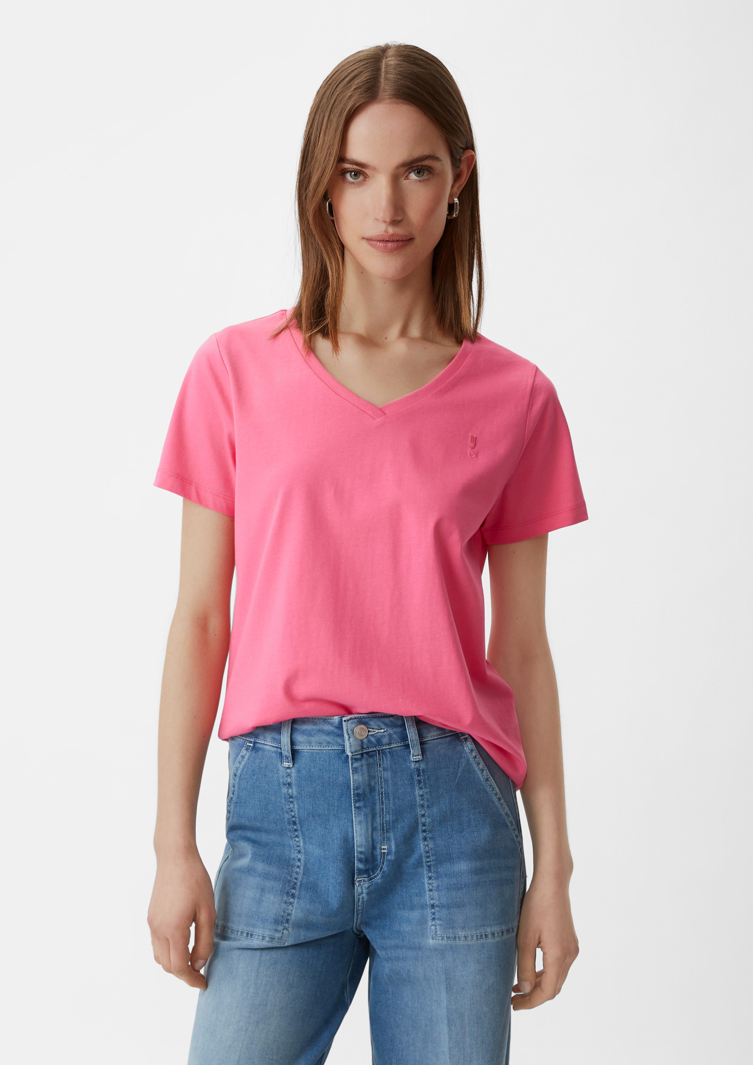comma casual identity Kurzarmshirt T-Shirt mit günstig online kaufen