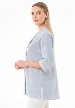 ORGANICATION Shirt & Hose Women's Striped 3/4 Sleeve Shirt