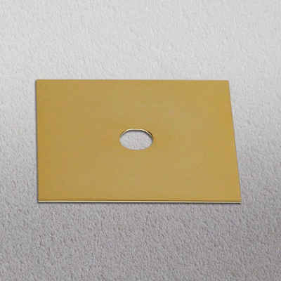 s.luce Lampenschirm Dekoplatte passend zu Beam 12x12cmGold