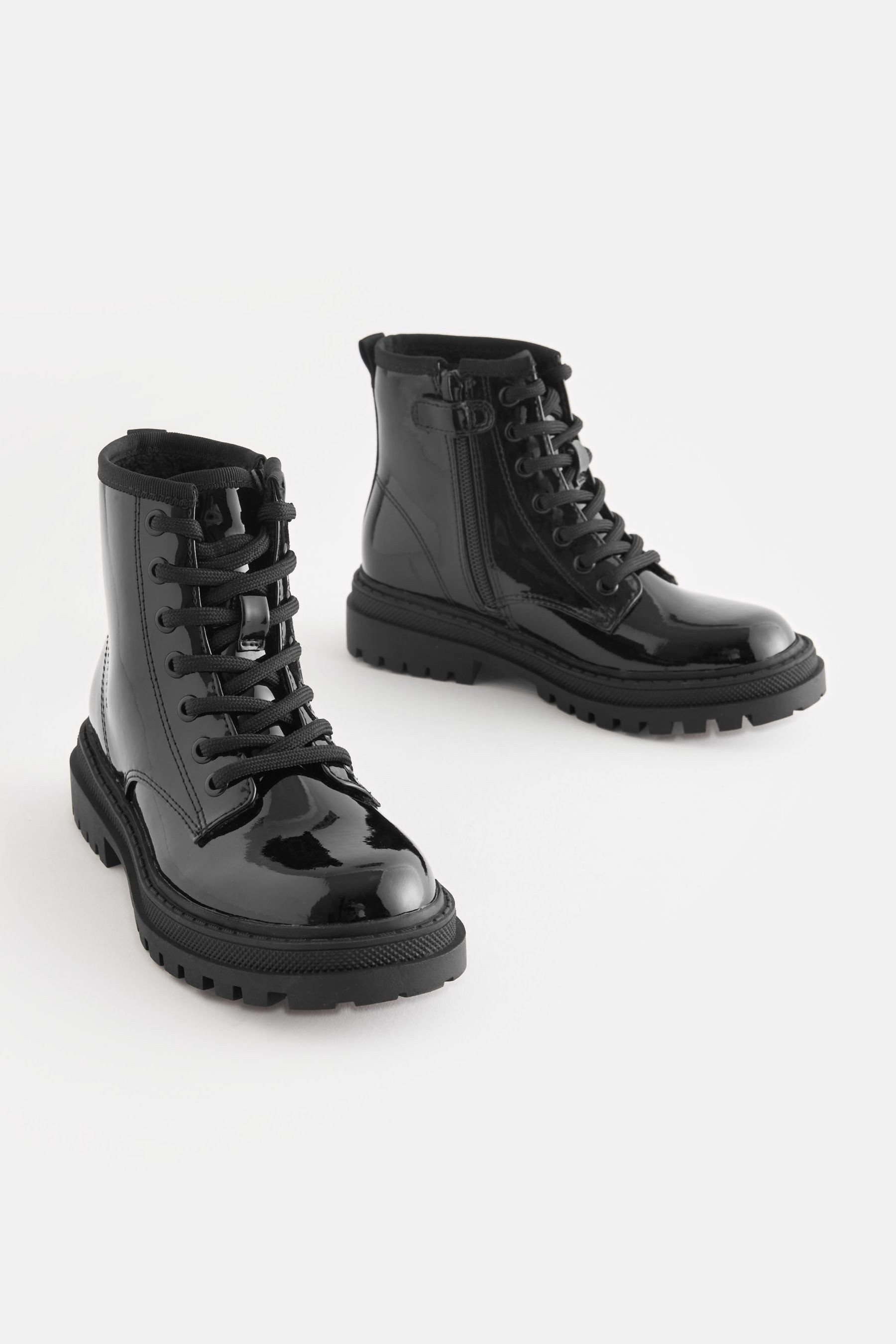 Next Warm gefütterte Schürstiefel Schnürstiefelette (1-tlg)