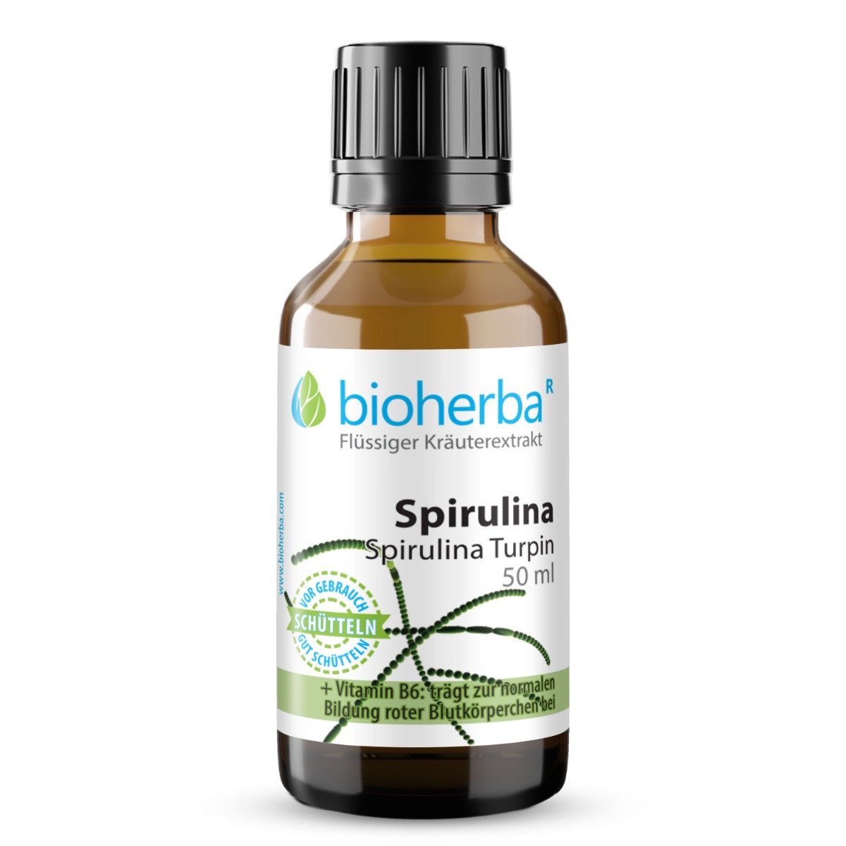 BIOHERBA R Spirulina Turpin Tropfen Tinktur 50 ml Для хатньої робітниці