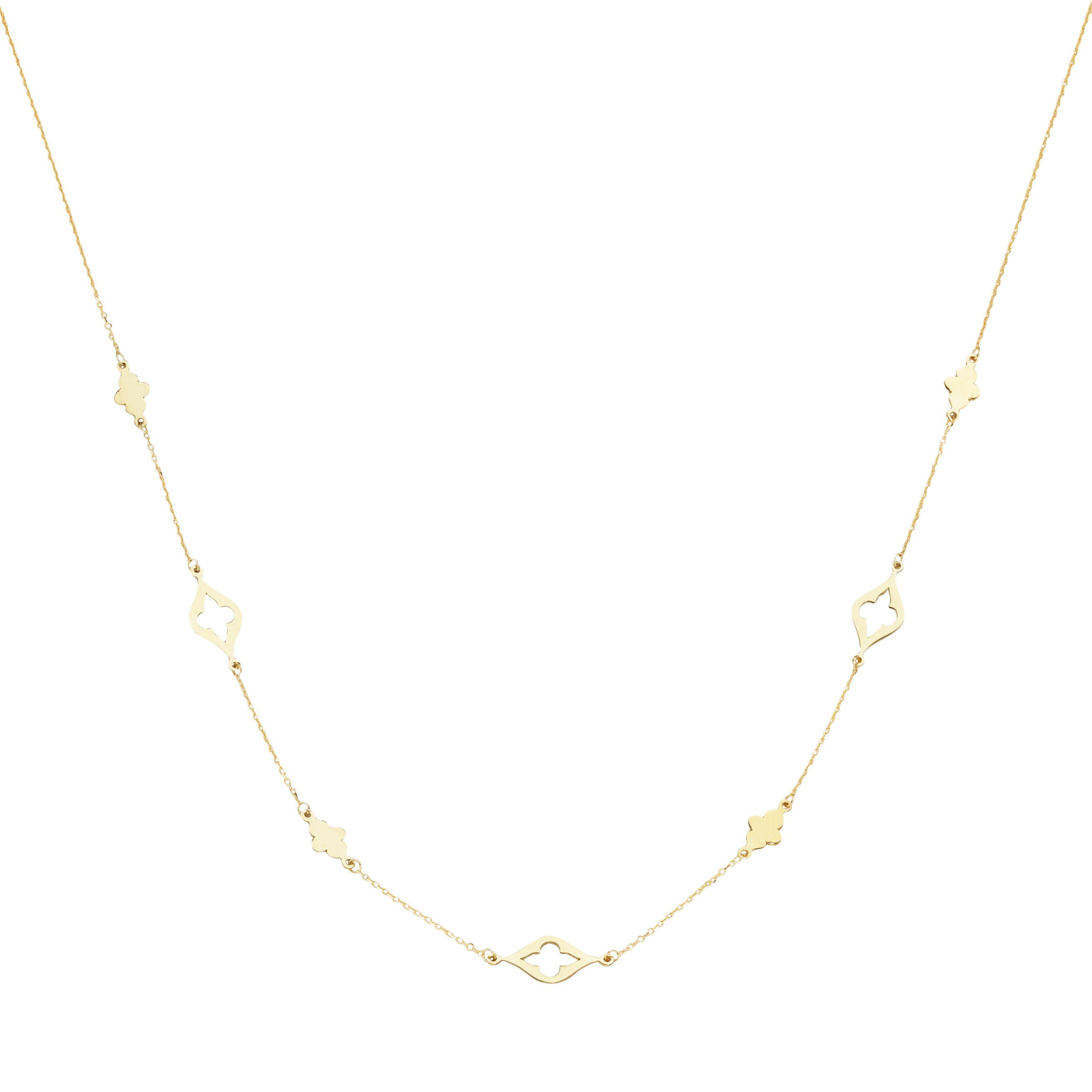 Luigi Merano Collier mit Zwischenteilen, Gold günstig online kaufen